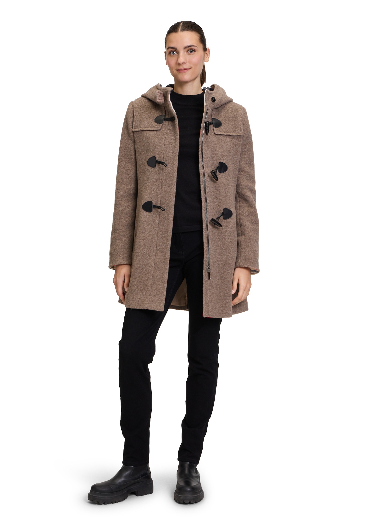 Gil Bret Outdoorjacke »Gil Bret Dufflecoat mit Kapuze«, mit Kapuze