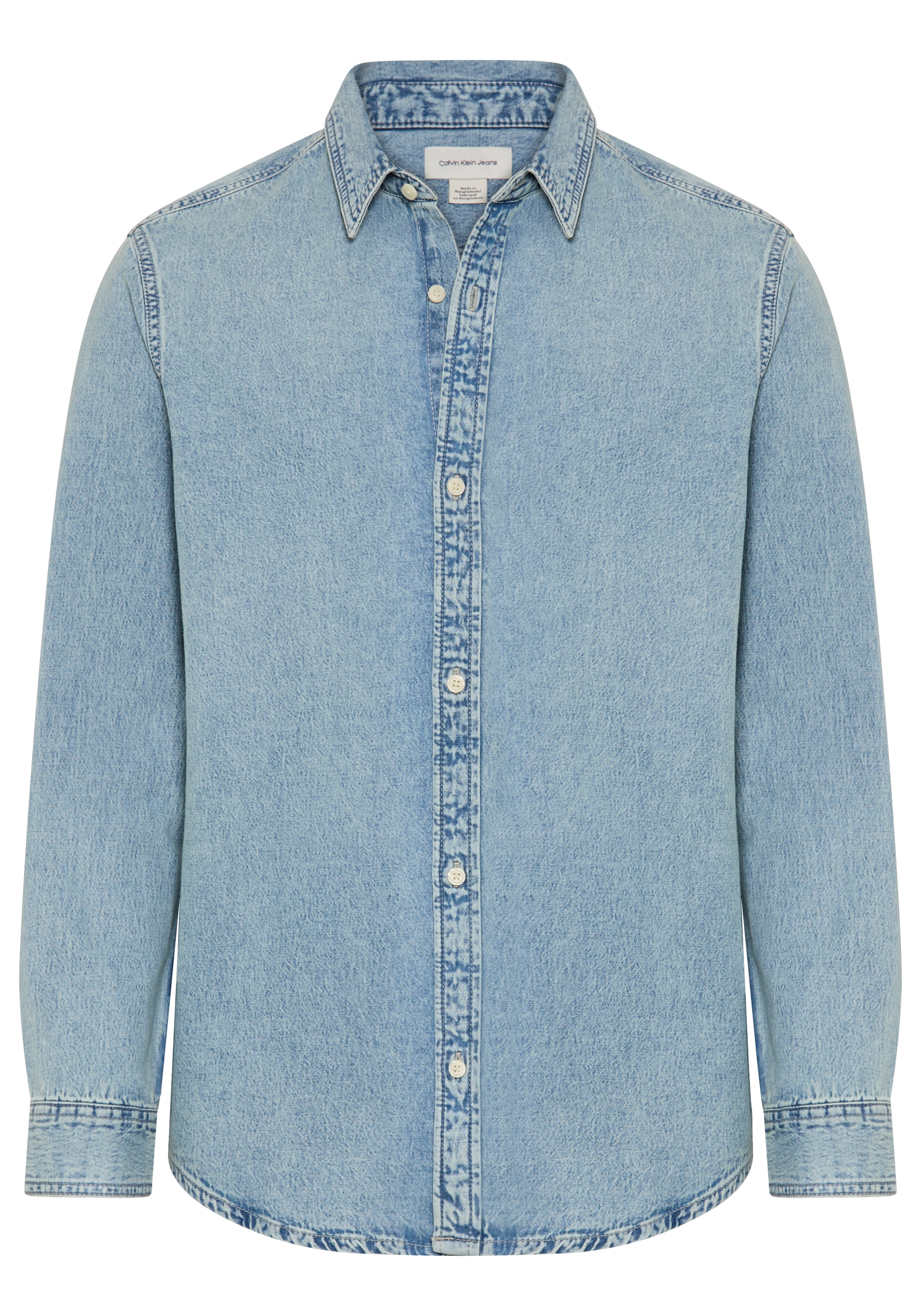 Calvin Klein Jeans Jeanshemd "ESSENTIAL CLASSIC PALE BLUE STON" Regular fit günstig online kaufen