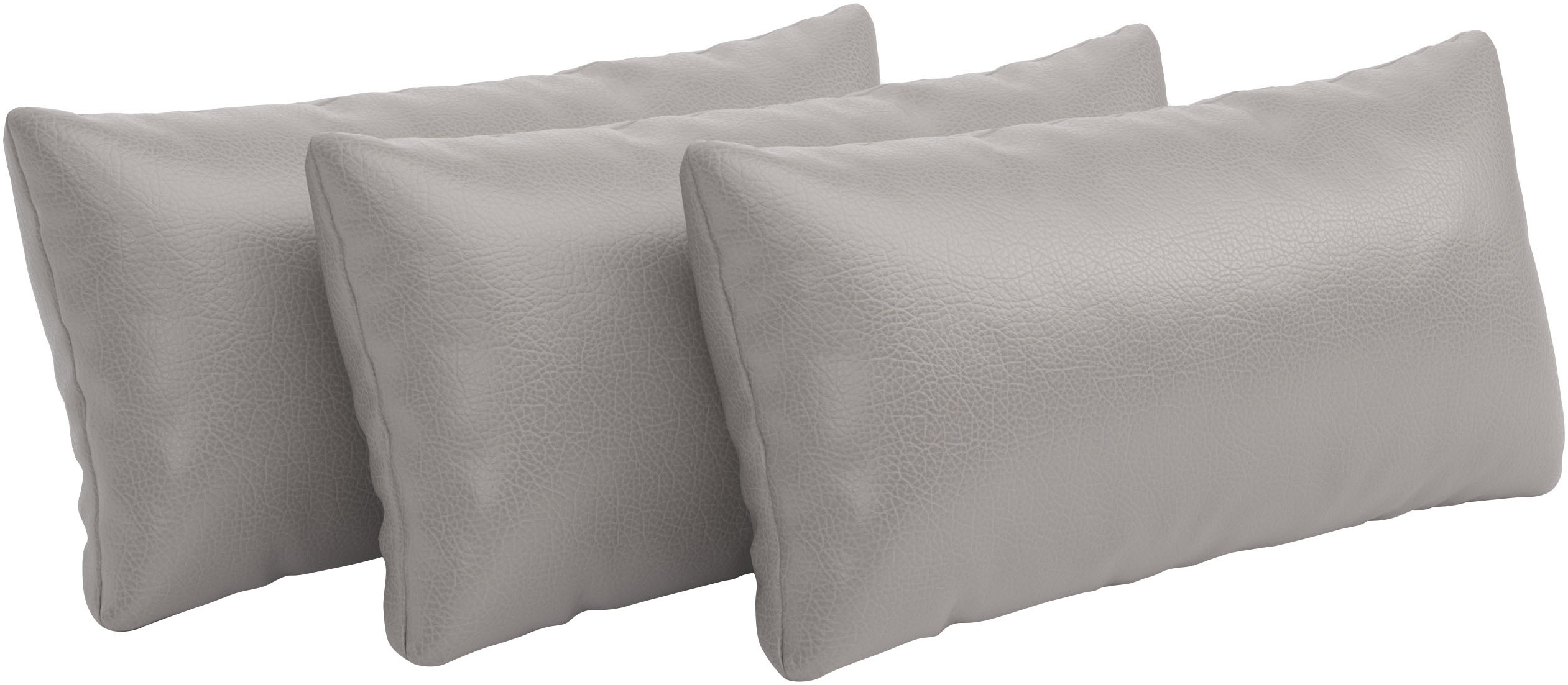 Auflagekissen SIT & MORE, B:65cm H:25cm T:12cm, grau, Polsterauflagen, "Amica", zur Auswahl Sets mit 2 oder 3 Stück