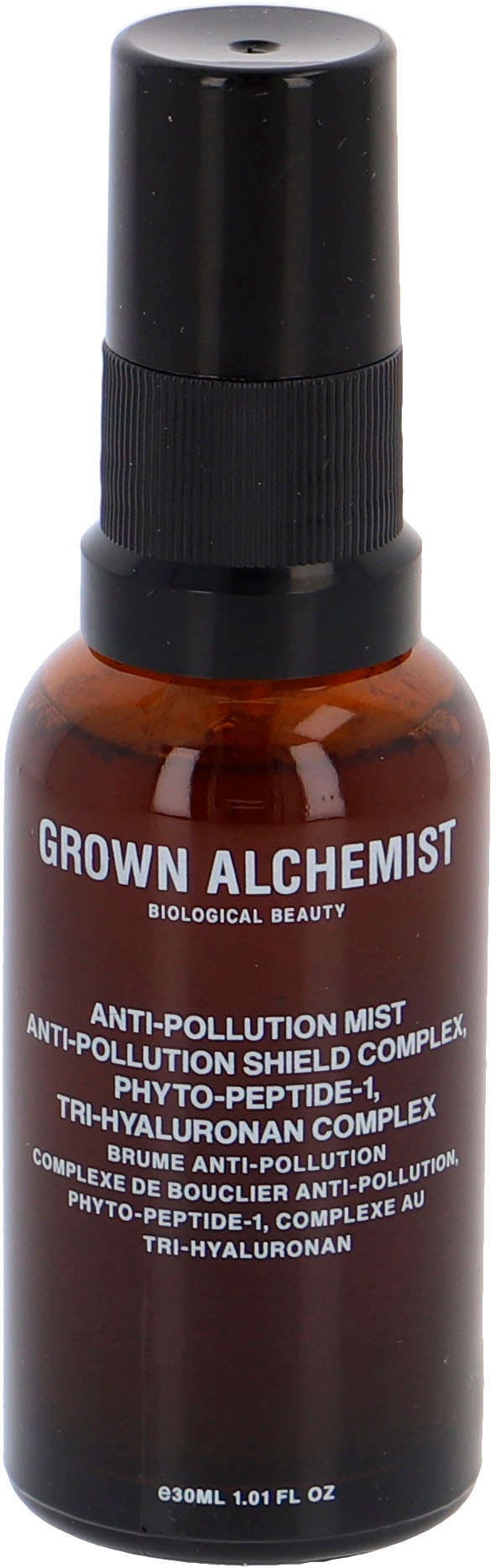 GROWN ALCHEMIST Kinder Gesichtsspray "Anti-Pollution Mist", 30ml, schwarz, Hautpflegemittel, Anti-Pollution Shield Complex, Phyto-Peptide-1,
