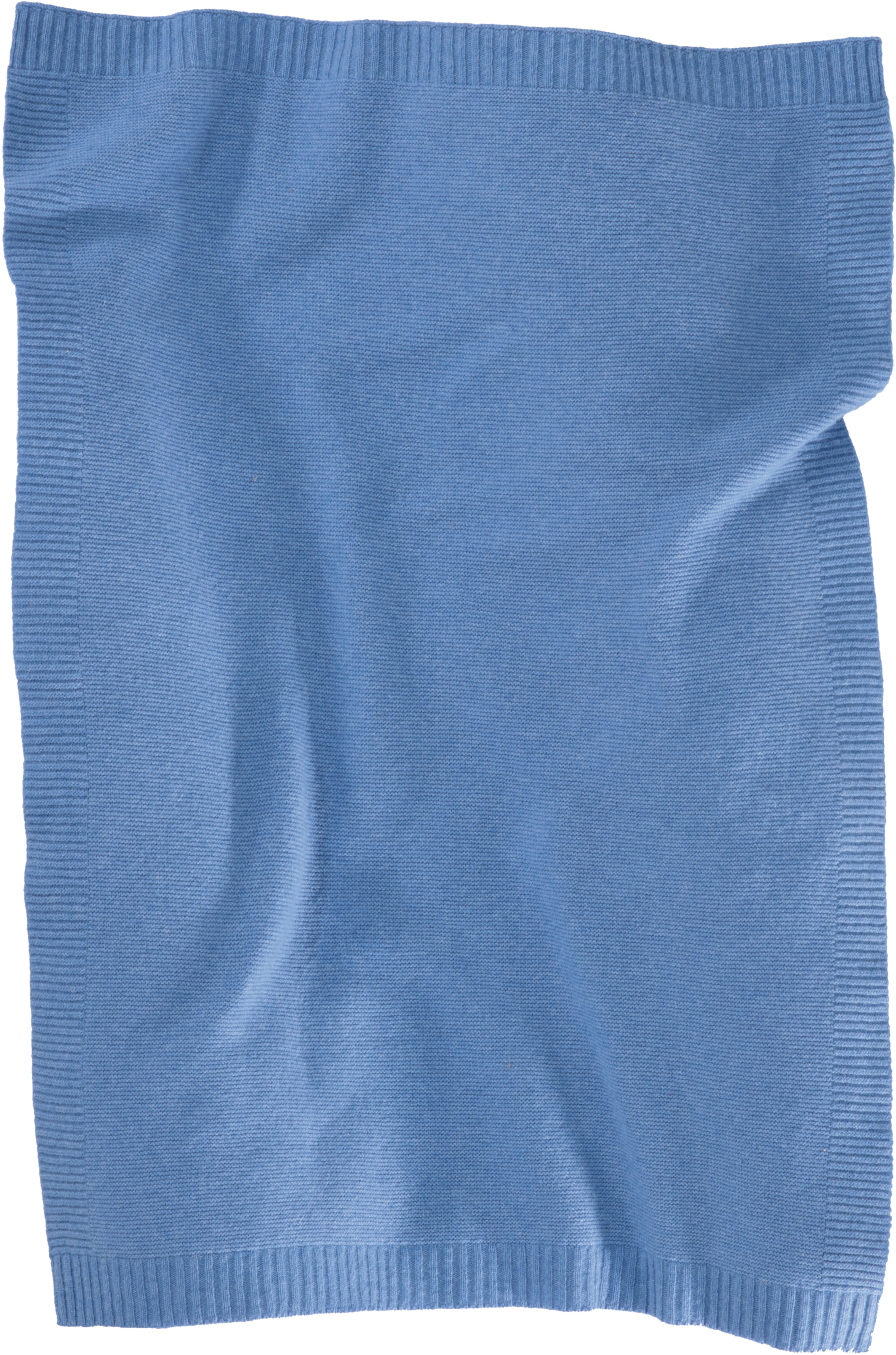 Biederlack Babydecke »Babydecke Wool Knit«, 75 x 100, mit kontrastfarbigem Patentrand