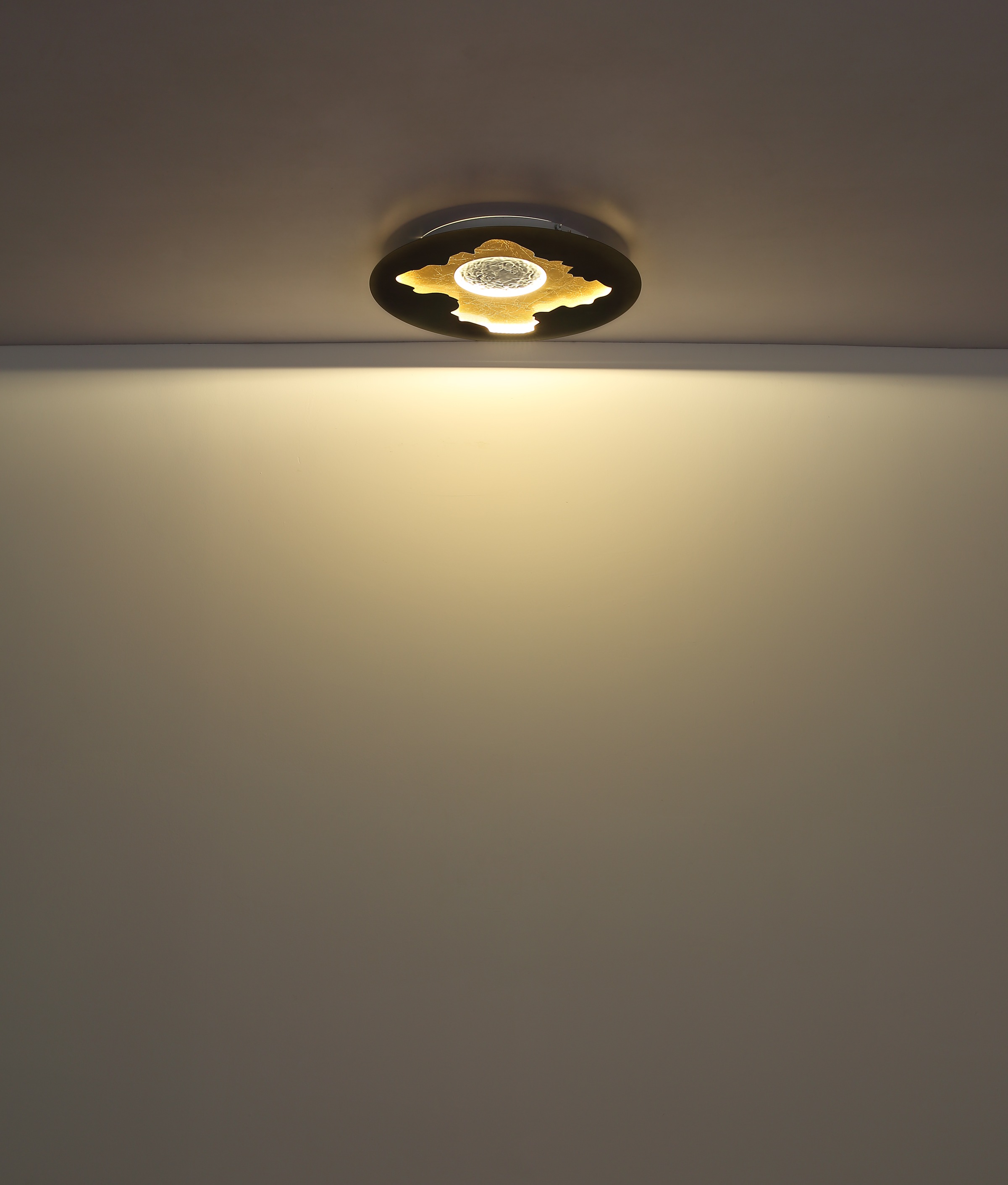 GLOBO LIGHTING Deckenleuchte »OBSCURA« LED-Modul 1 Stk. Warmweiß Deckenlampe Wohnzimmer-Leuchte Schlafzimmer-Leuchte Flur Küche