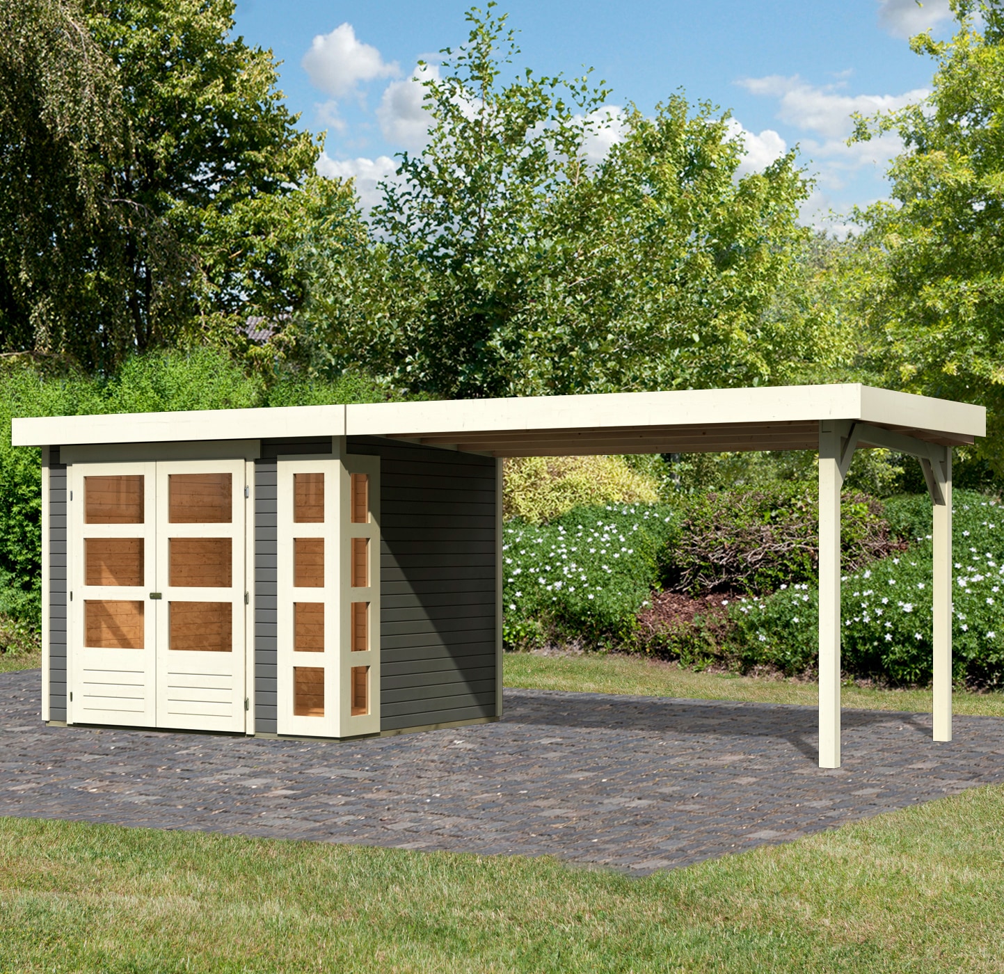 Karibu Gartenhaus "Nordsee 3" günstig online kaufen