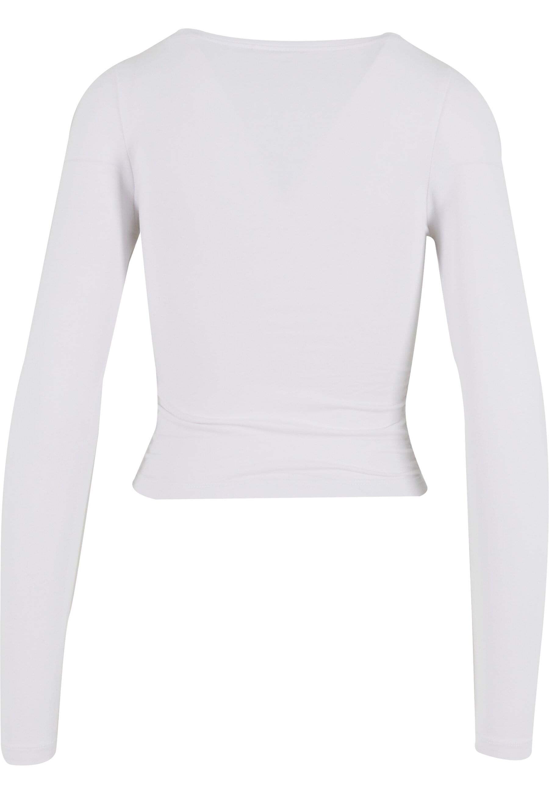 URBAN CLASSICS Longsleeve »Urban Classics Ladies Ruffled Super Slim Longsleeve 2-Pack«, (1 tlg.)