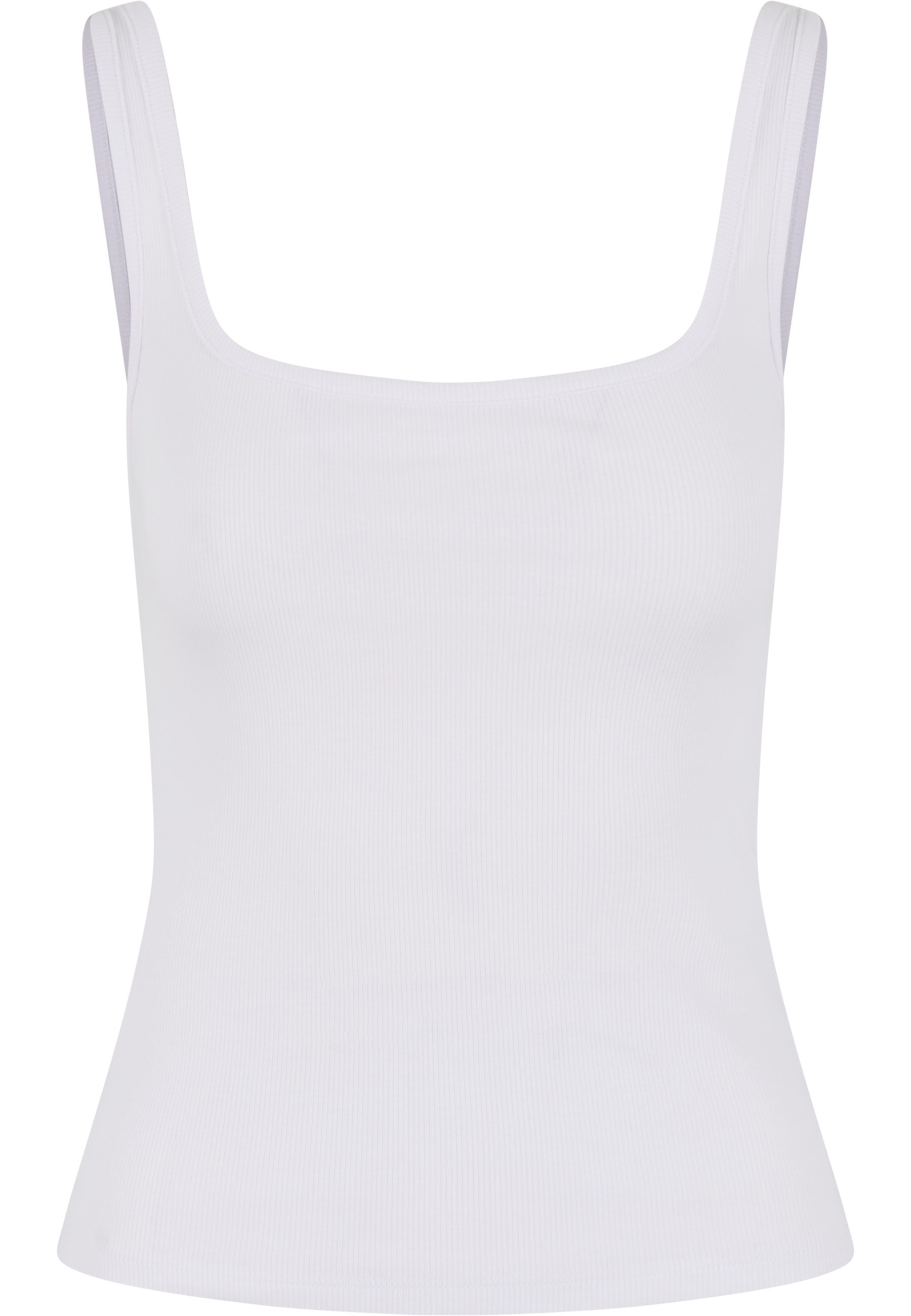 URBAN CLASSICS Muskelshirt »Urban Classics Ladies Wide Neck Rib Top 2-Pack« 1