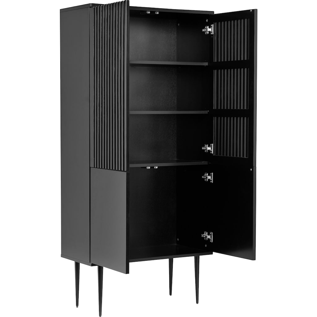 Places of Style Highboard »Saltaire«, In modernem Design, Ganzmetall-Scharniere