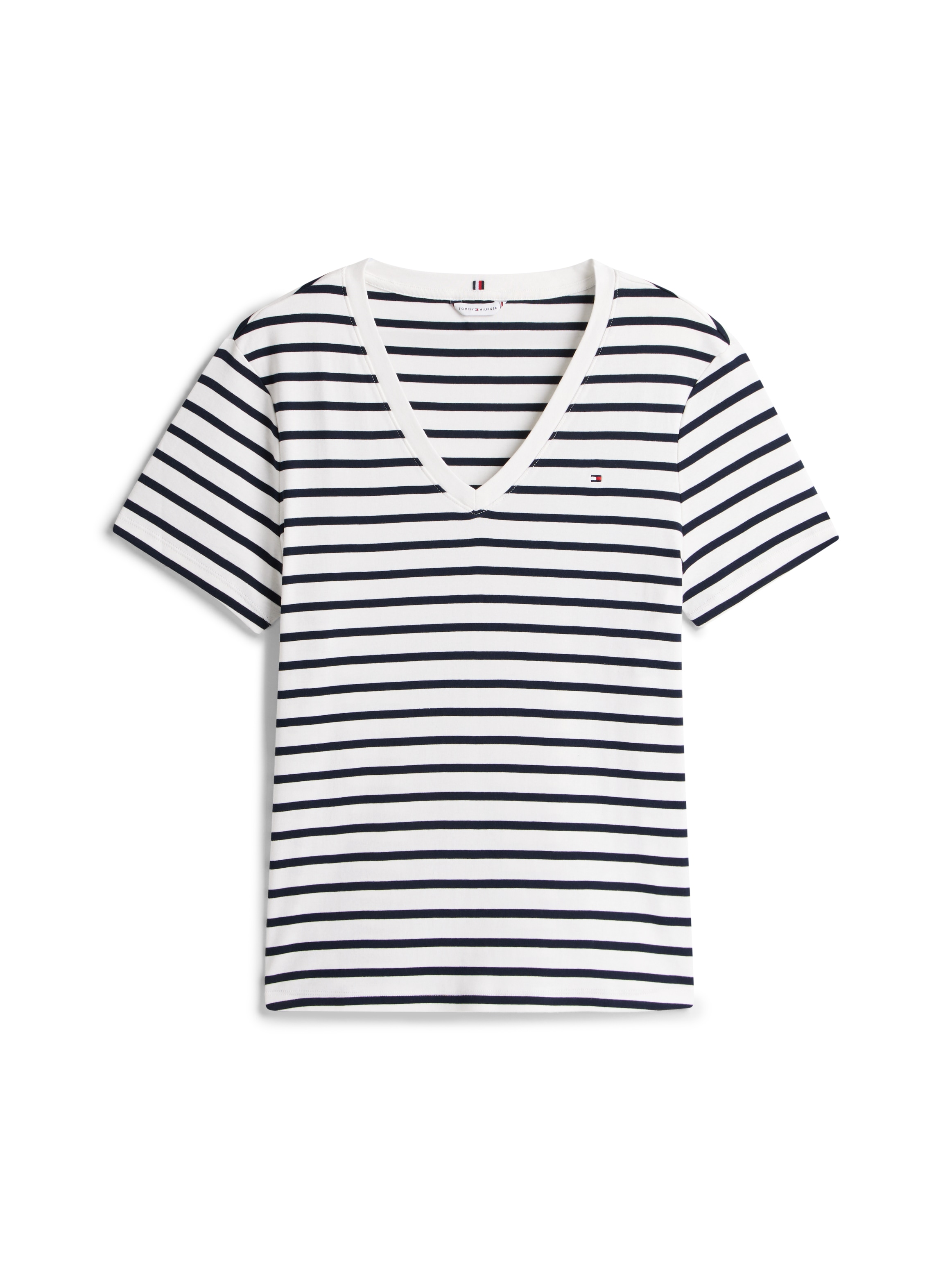 Tommy Hilfiger Curve V-Shirt »CRV SLIM CODY V-NK SS«, in Großen Größen