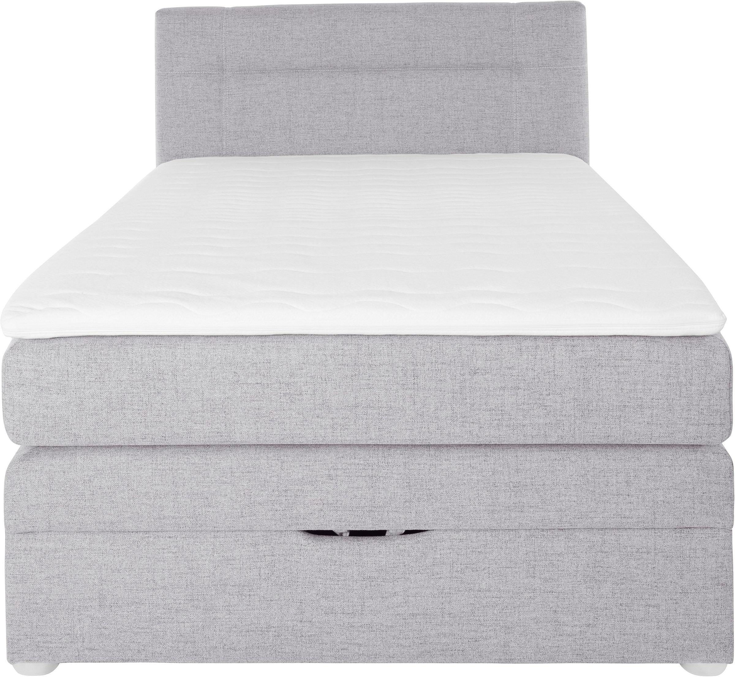 Jockenhöfer Gruppe Boxspringbett »Carmen«, mit Bettkasten und Topper, erhältlich in 120 & 140cm Breite