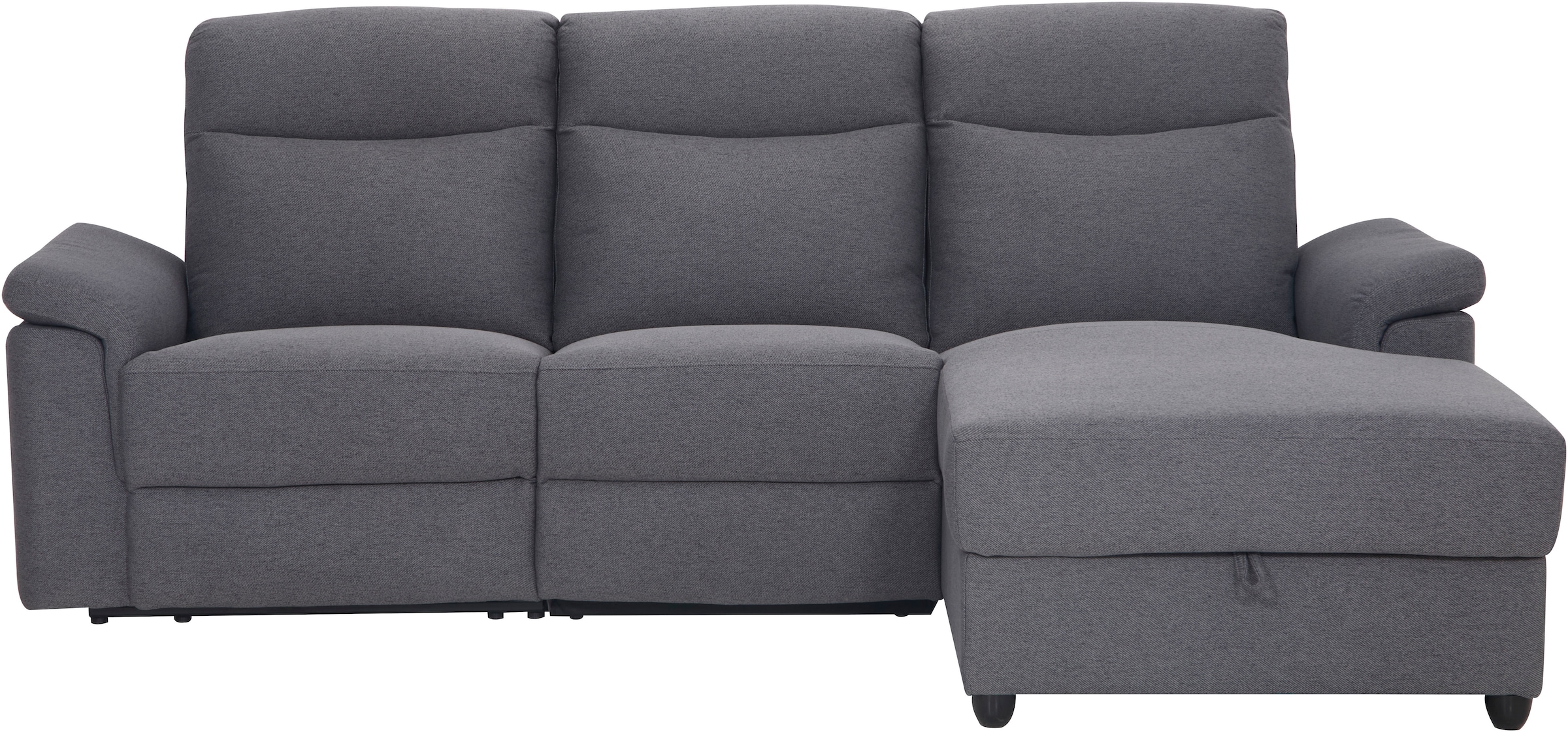 Home affaire Ecksofa "BRIONNE, L-Form, 255cm, manuelle u. elektrische Funkt günstig online kaufen
