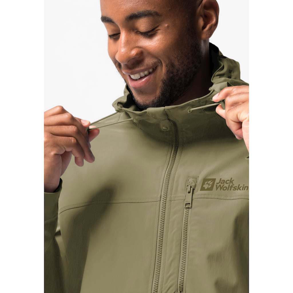 Jack Wolfskin Windbreaker »DESERT WIND JACKET M«, mit Kapuze