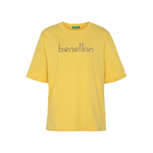 United Colors of Benetton T-Shirt, mit Logodruck auf der Brust für kaufen |  BAUR