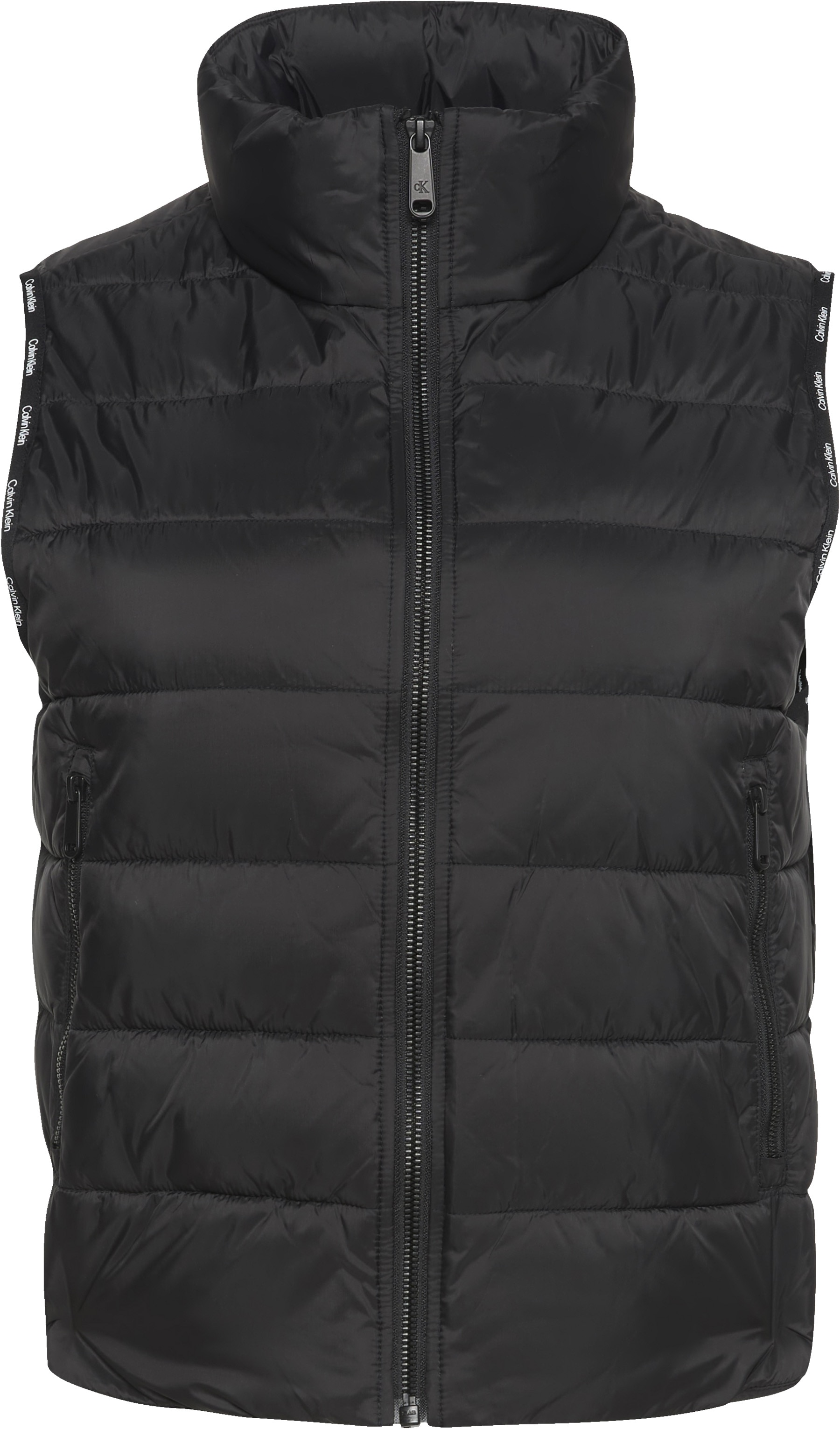 Calvin Klein Jeans Steppweste Stehkragen, kurze Form, leicht wattiert