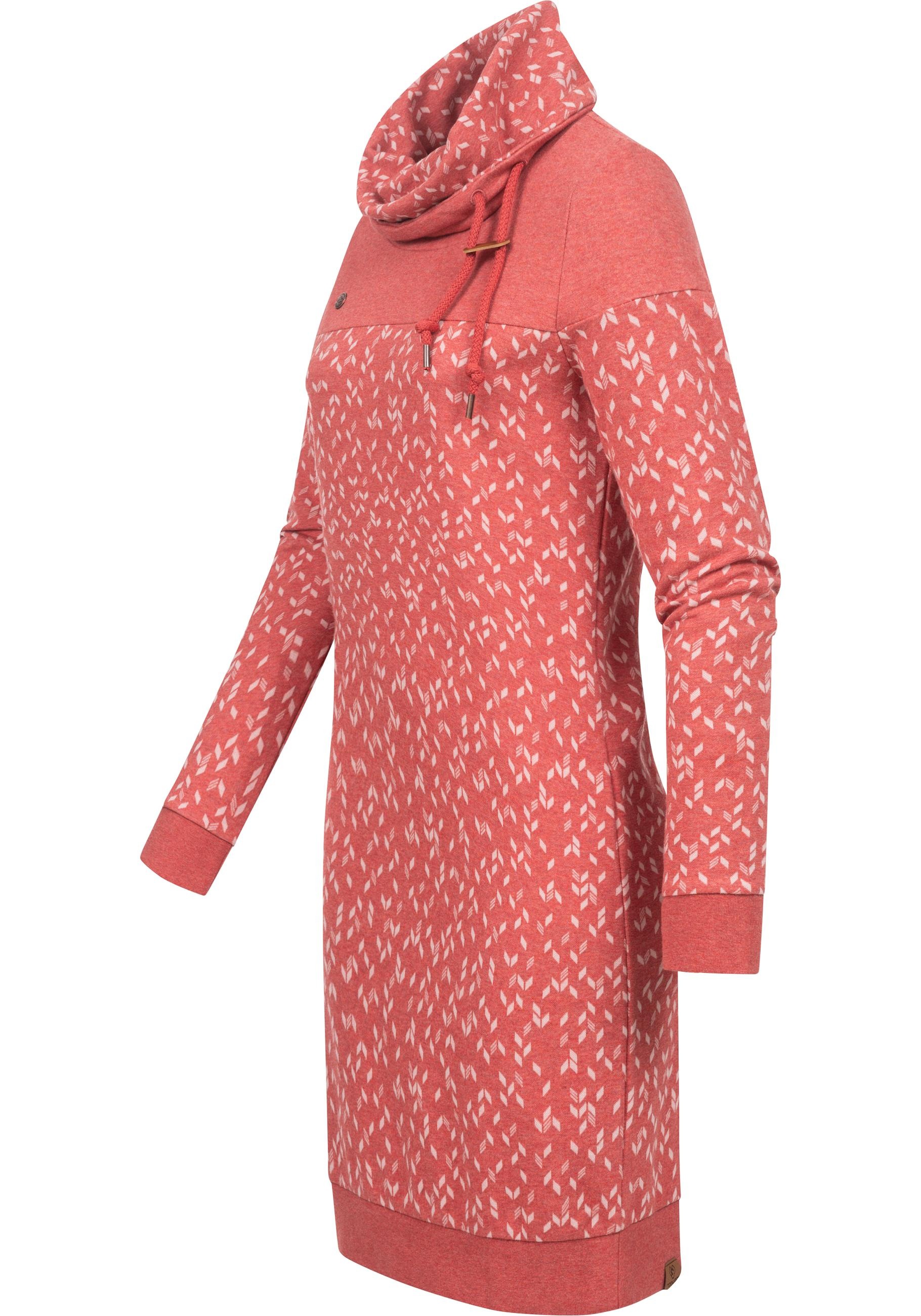 Ragwear Sweatkleid "Chloe Dress" Ohne Taschen stylisches Langarmkleid mit E günstig online kaufen