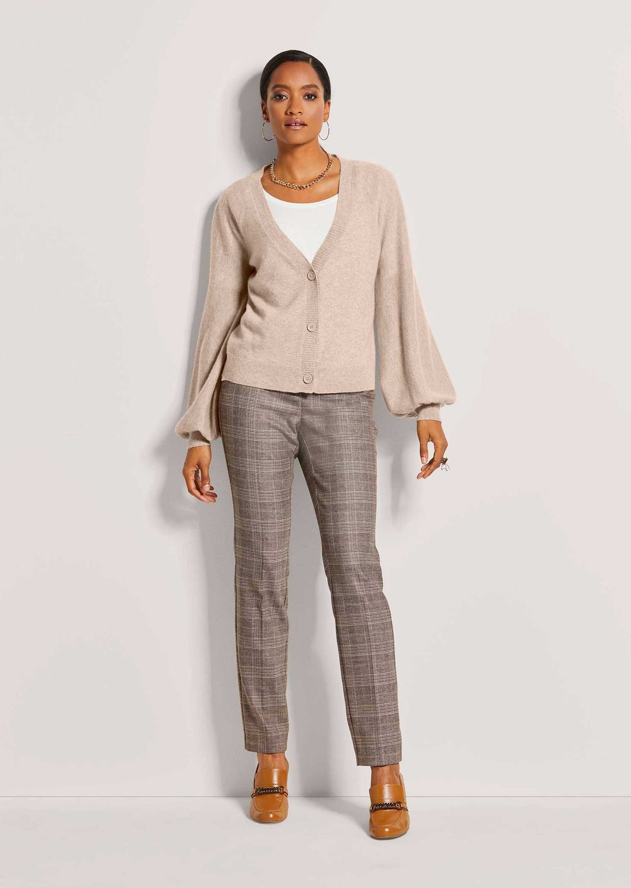 MADELEINE Strickjacke "Strickjacke Kaschmir-Cardigan mit Ballonärmeln" günstig online kaufen