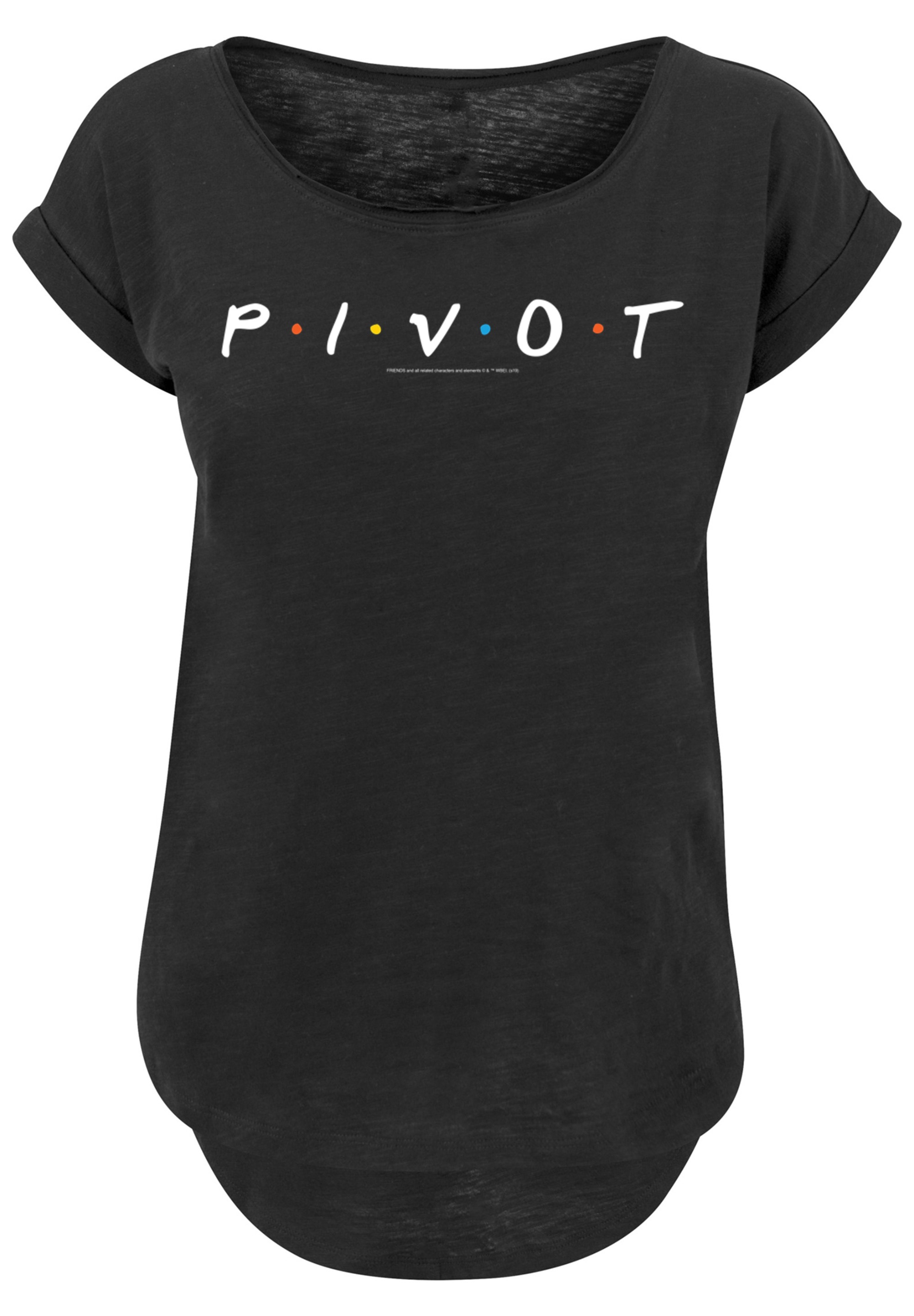 F4NT4STIC T-Shirt »'FRIENDS TV Serie Pivot Logo BLK'«, Print