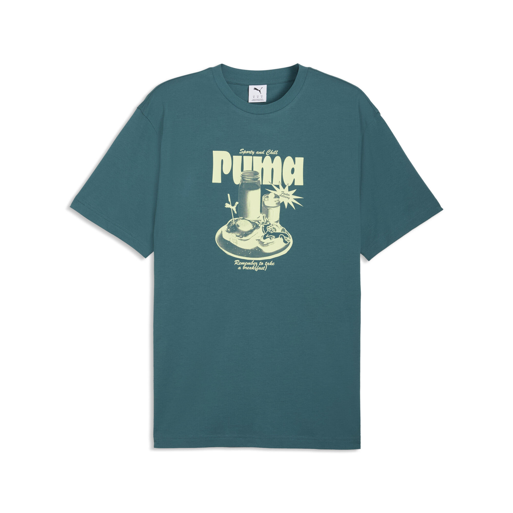 PUMA T-Shirt "Graphic Relaxed Breakfast T-Shirt Herren"