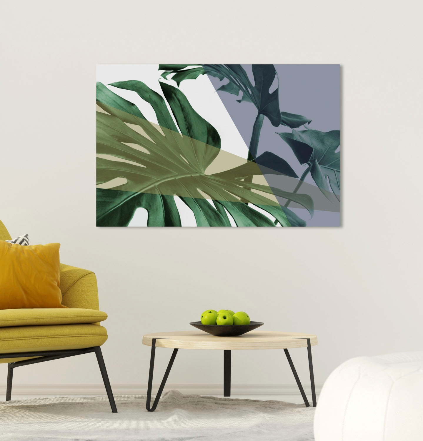 queence Acrylglasbild »Blätter«, Pflanzen-Pflanzenbilder-Kunst-Blätter-Blätterbilder, Fine Art-Print in Galeriequalität