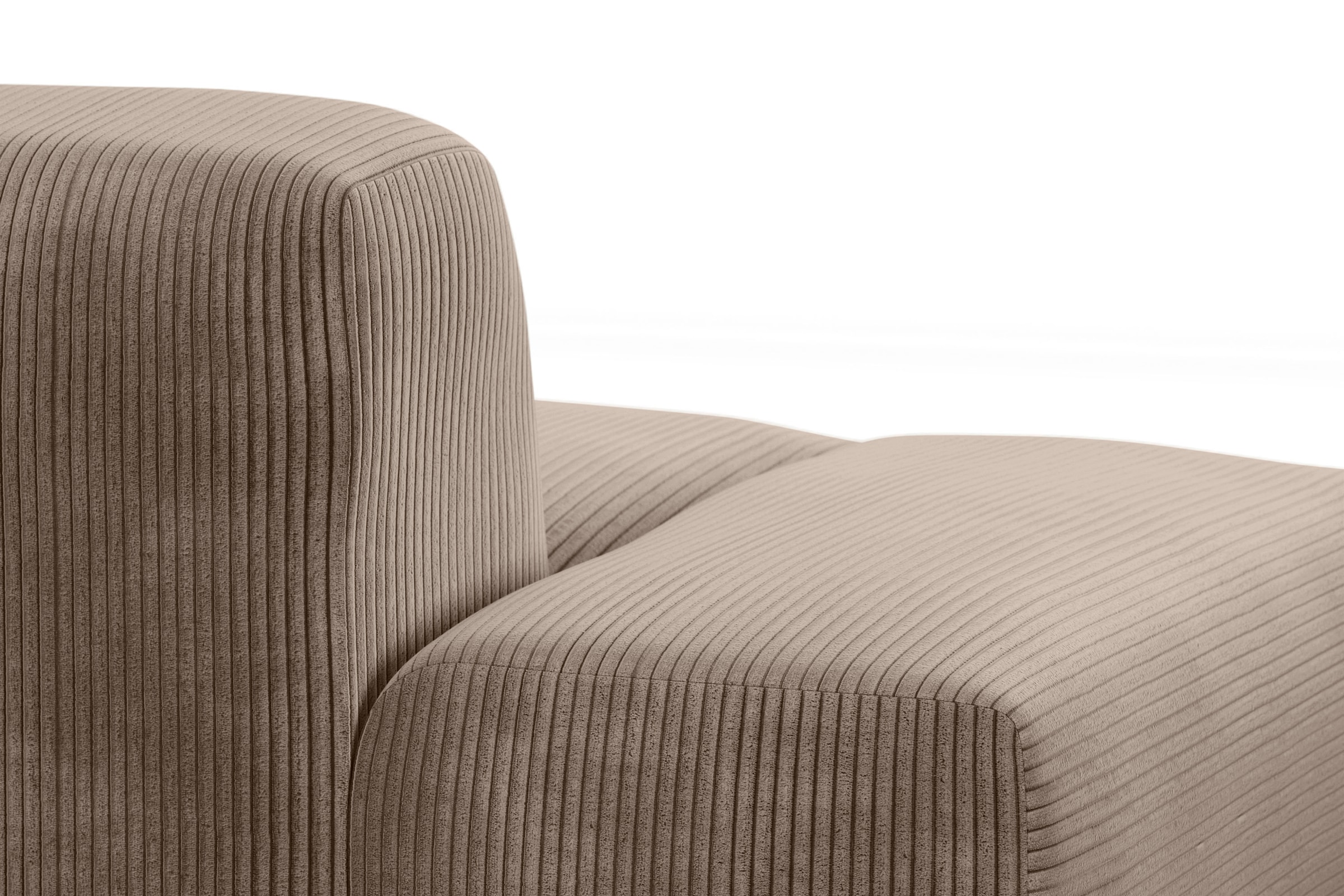 TRENDMANUFAKTUR Big-Sofa »Braga, toller Sitzkomfort, Designsofa«, in moderner Optik, mit hochwertigem Kaltschaum
