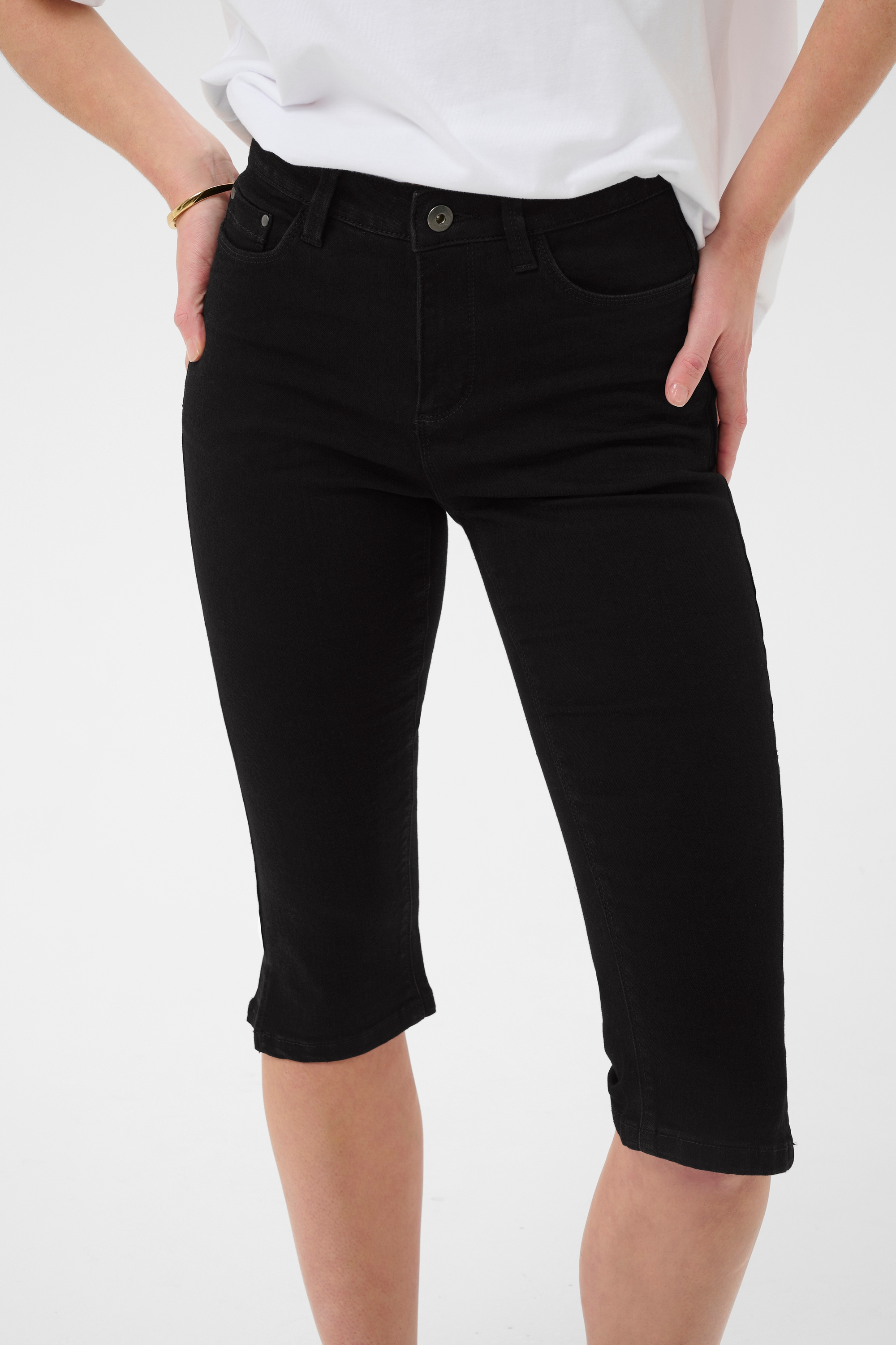 KAFFE Caprijeans »Damen Denim Caprihose KAzelina«