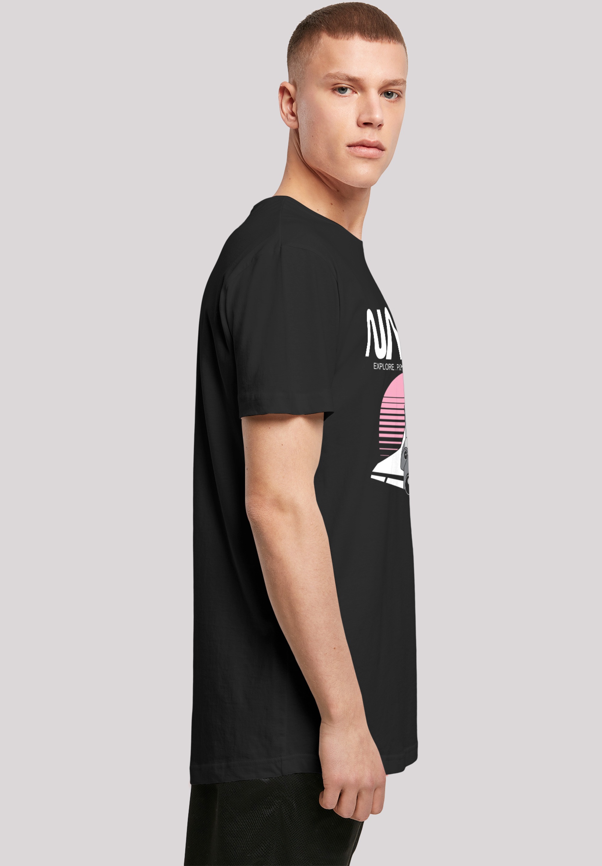 F4NT4STIC T-Shirt »NASA Space Shuttle Sunset'«, Print