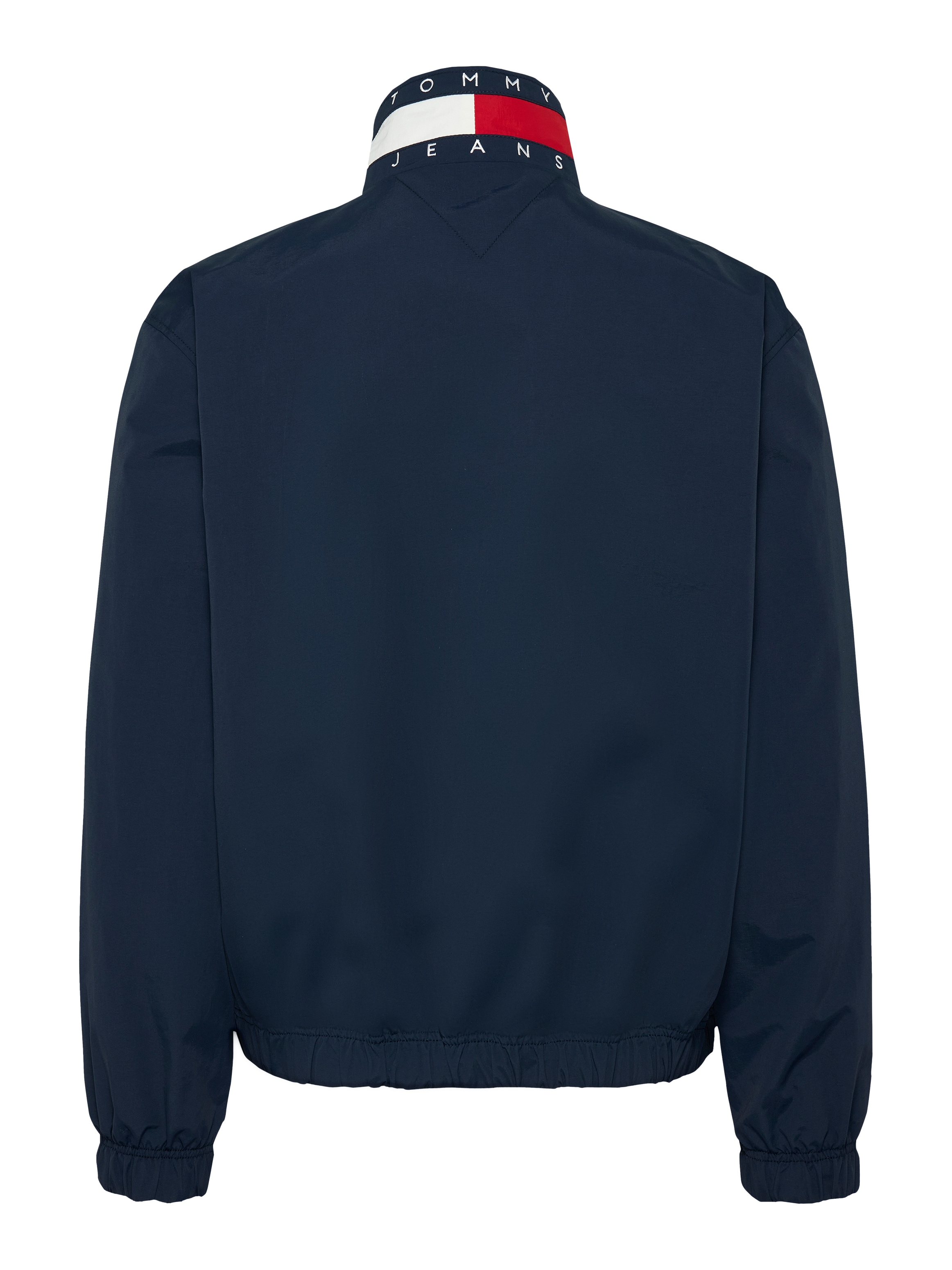 Tommy Jeans Allwetterjacke »TJM DNA COLLAR ESS JACKET«, ohne Kapuze, Mit Rundhalsausschnitt