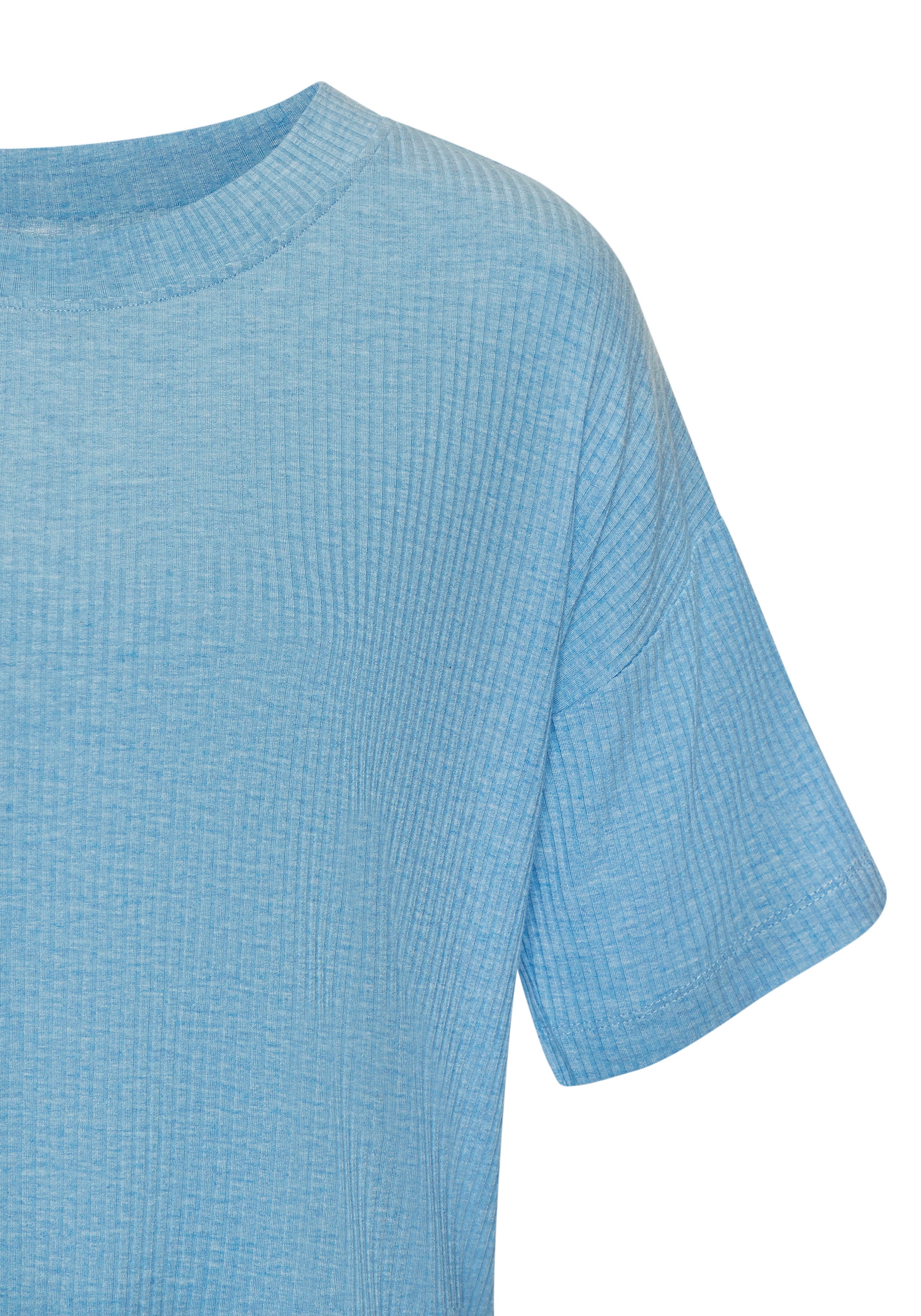 s.Oliver Pyjamaoberteil, in elastischer Rippware