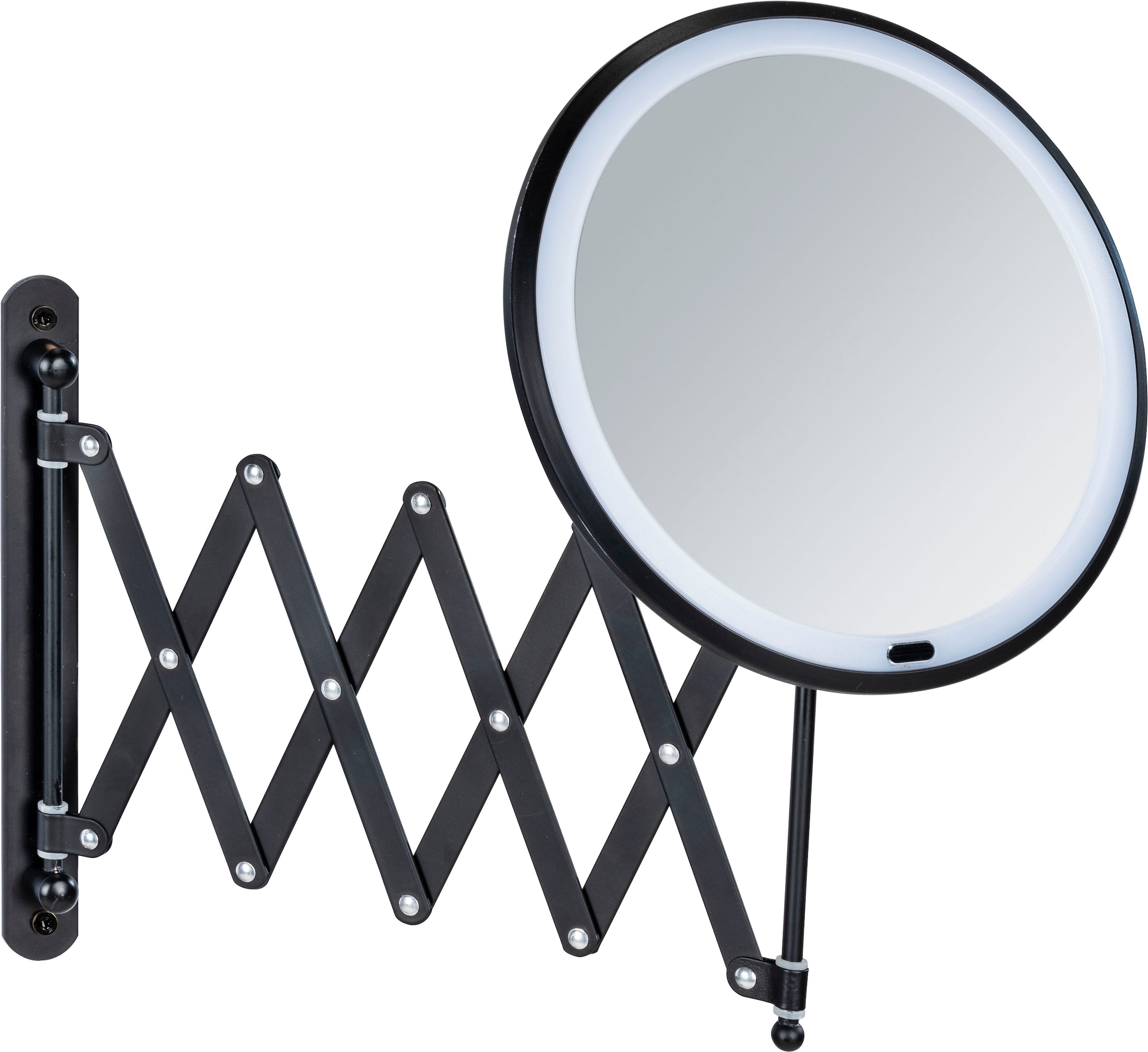 Kosmetikspiegel »Barona«, schwarz, mit LED und Touch-Funktion