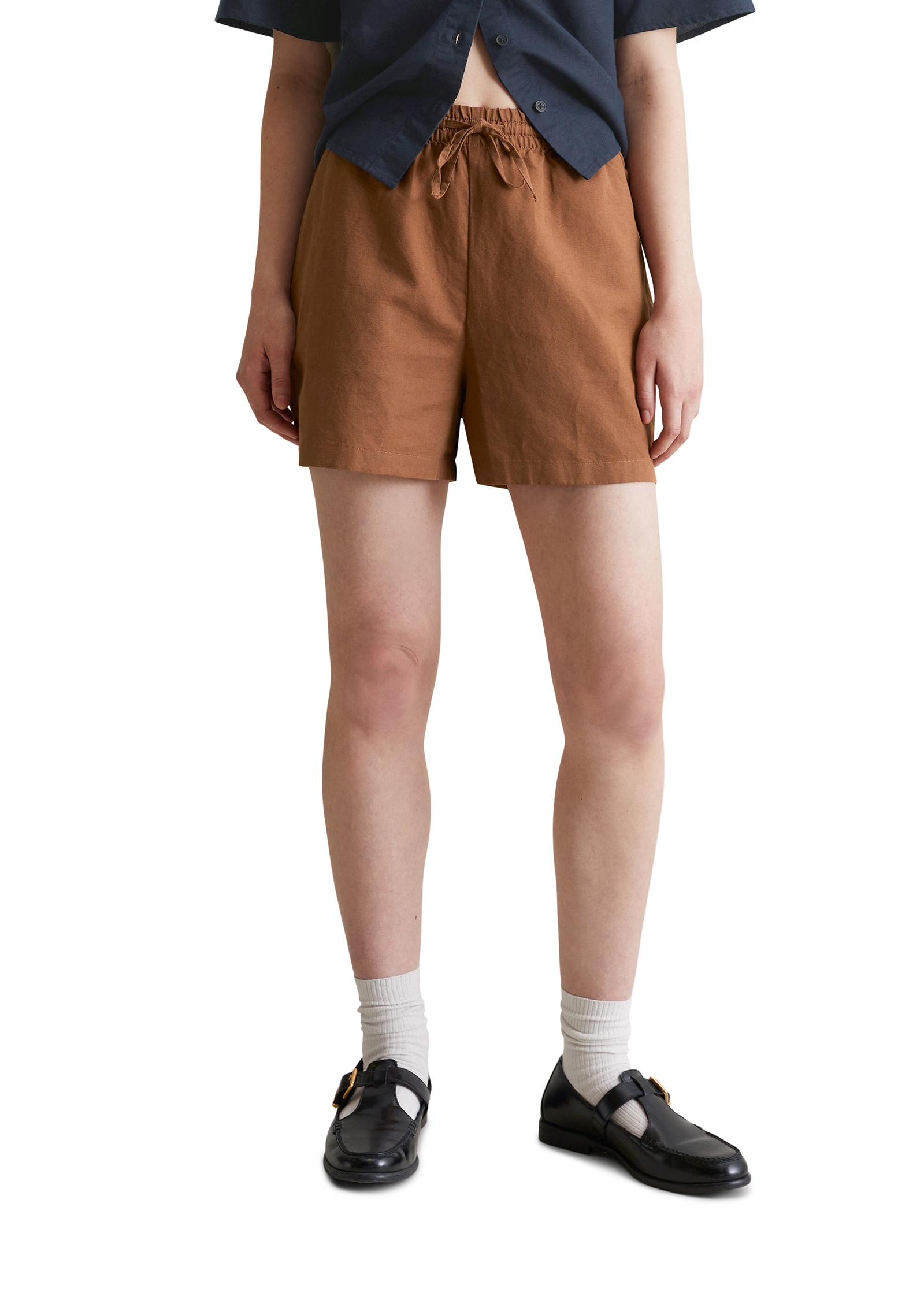 Marc O'Polo DENIM Shorts »aus Baumwolle-Leinen-Mix«