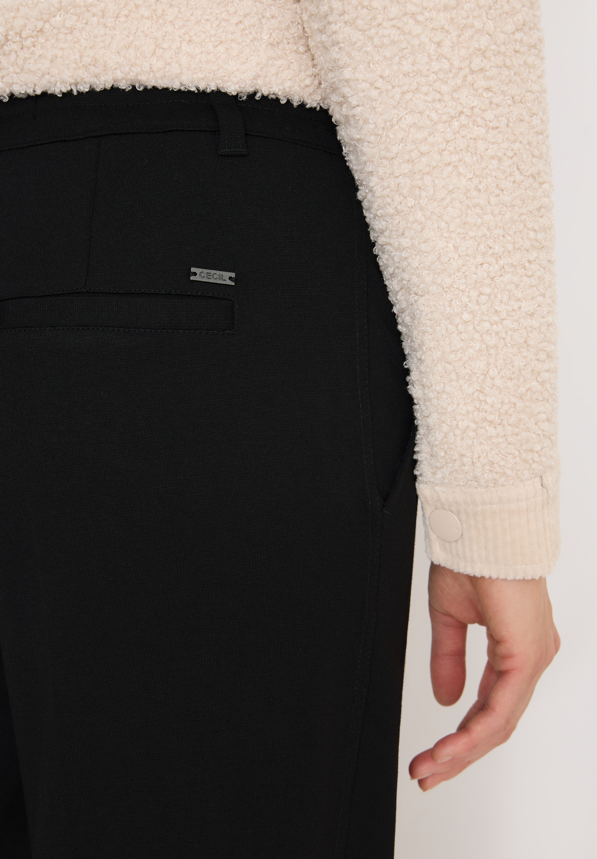 Cecil Jerseyhose »Style NEELE«  mit Gummizug und Kordel