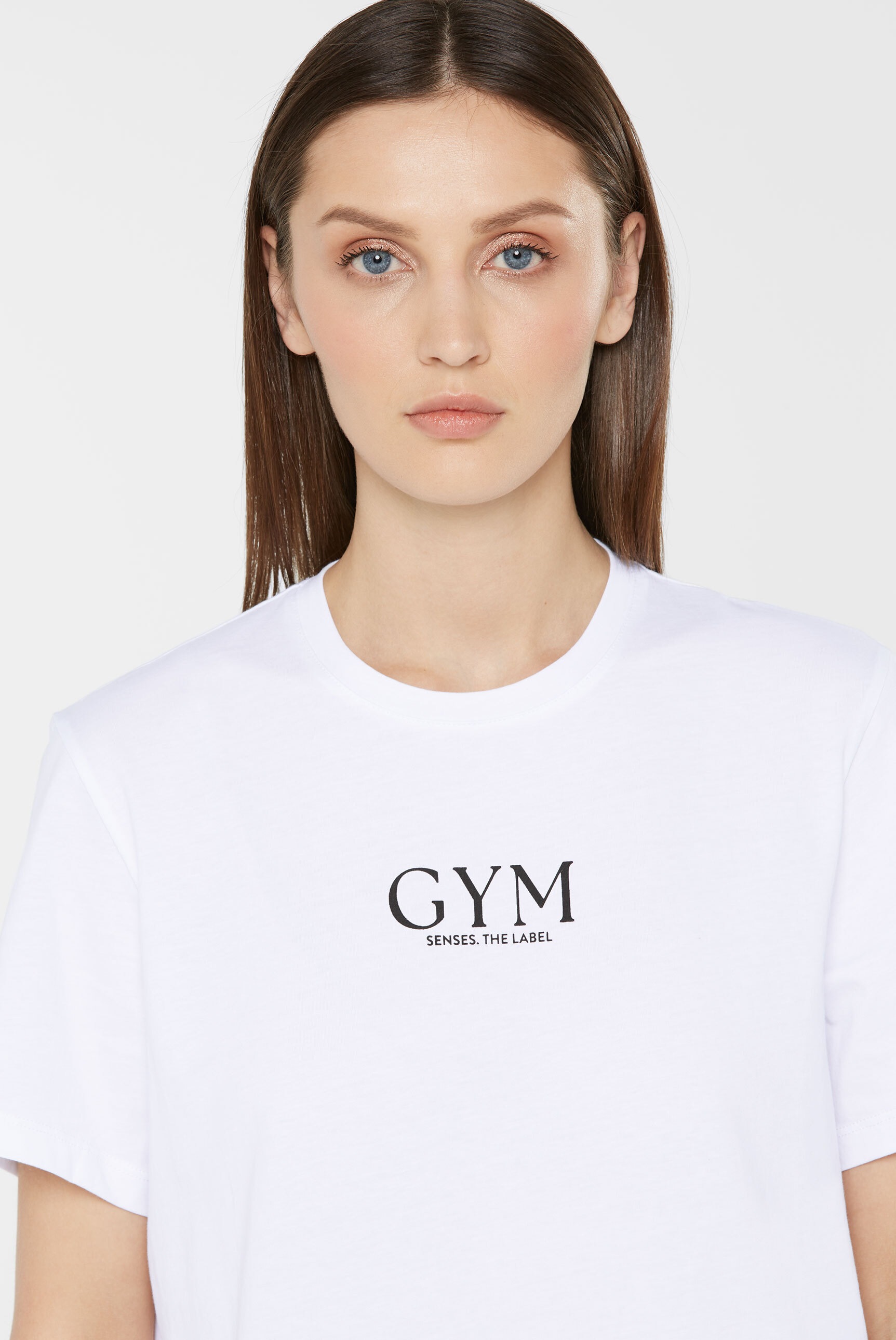 SENSES.THE LABEL Rundhalsshirt, aus Baumwolle