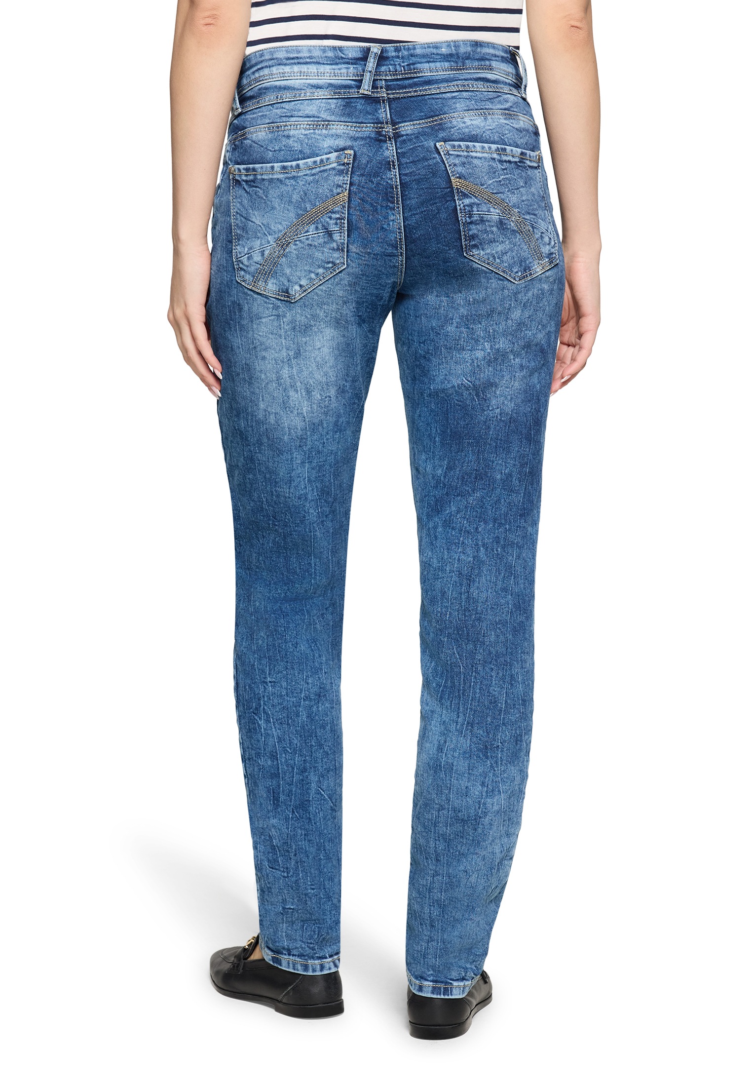Cartoon Boyfriend-Jeans »Damen mit Nieten«