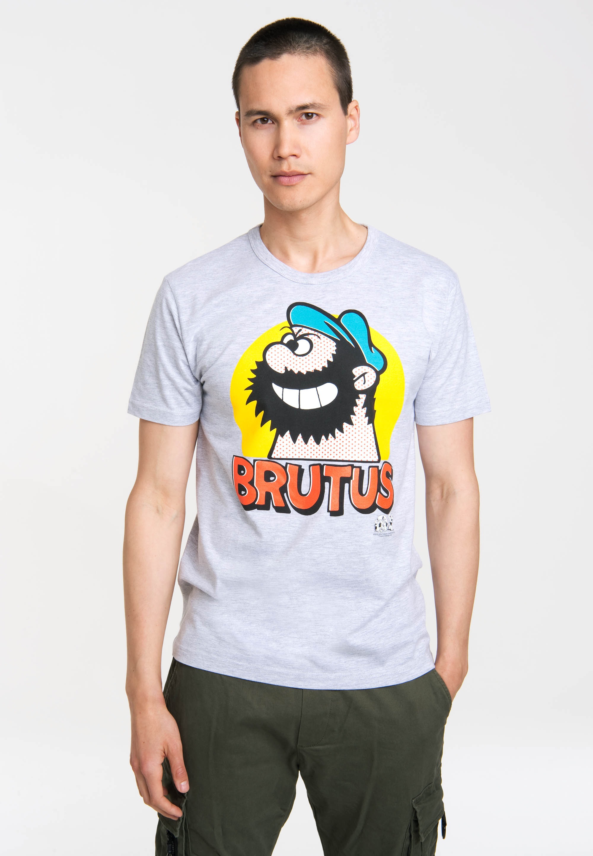 T-Shirt »Brutus«, mit hochwertigem Siebdruck