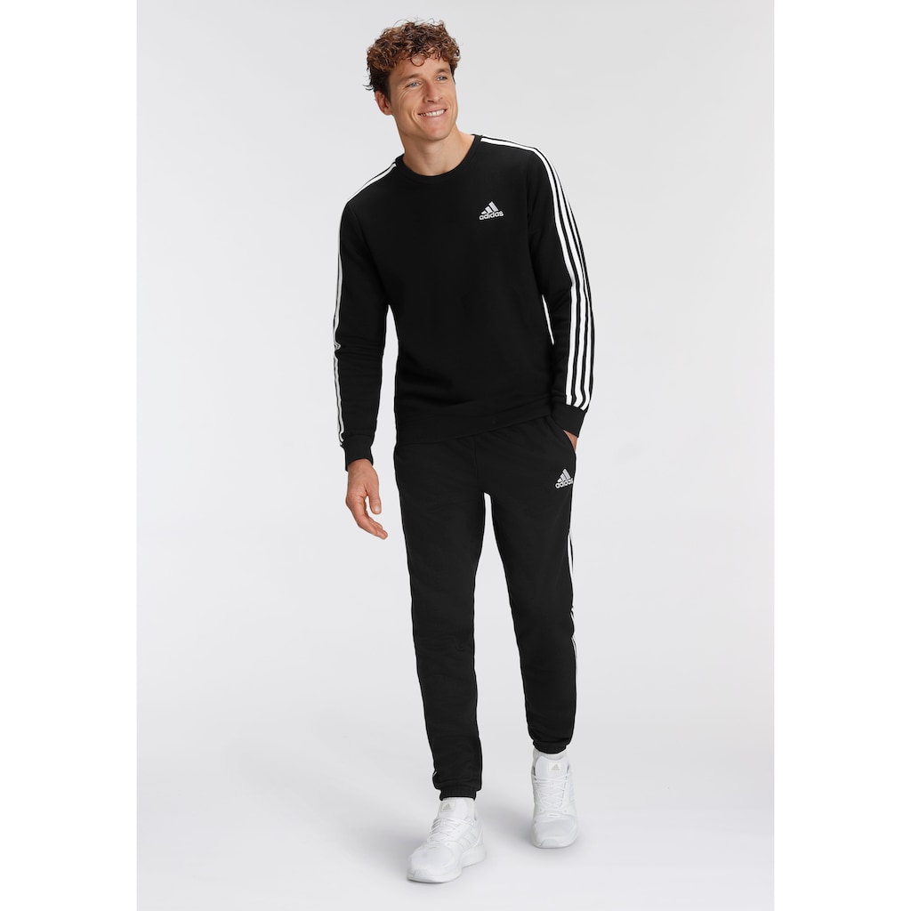 adidas Sportswear Sporthose »ESSENTIALS FLEECE TAPERED ELASTIC CUFF 3STREIFEN HOSE«, (1 tlg.)