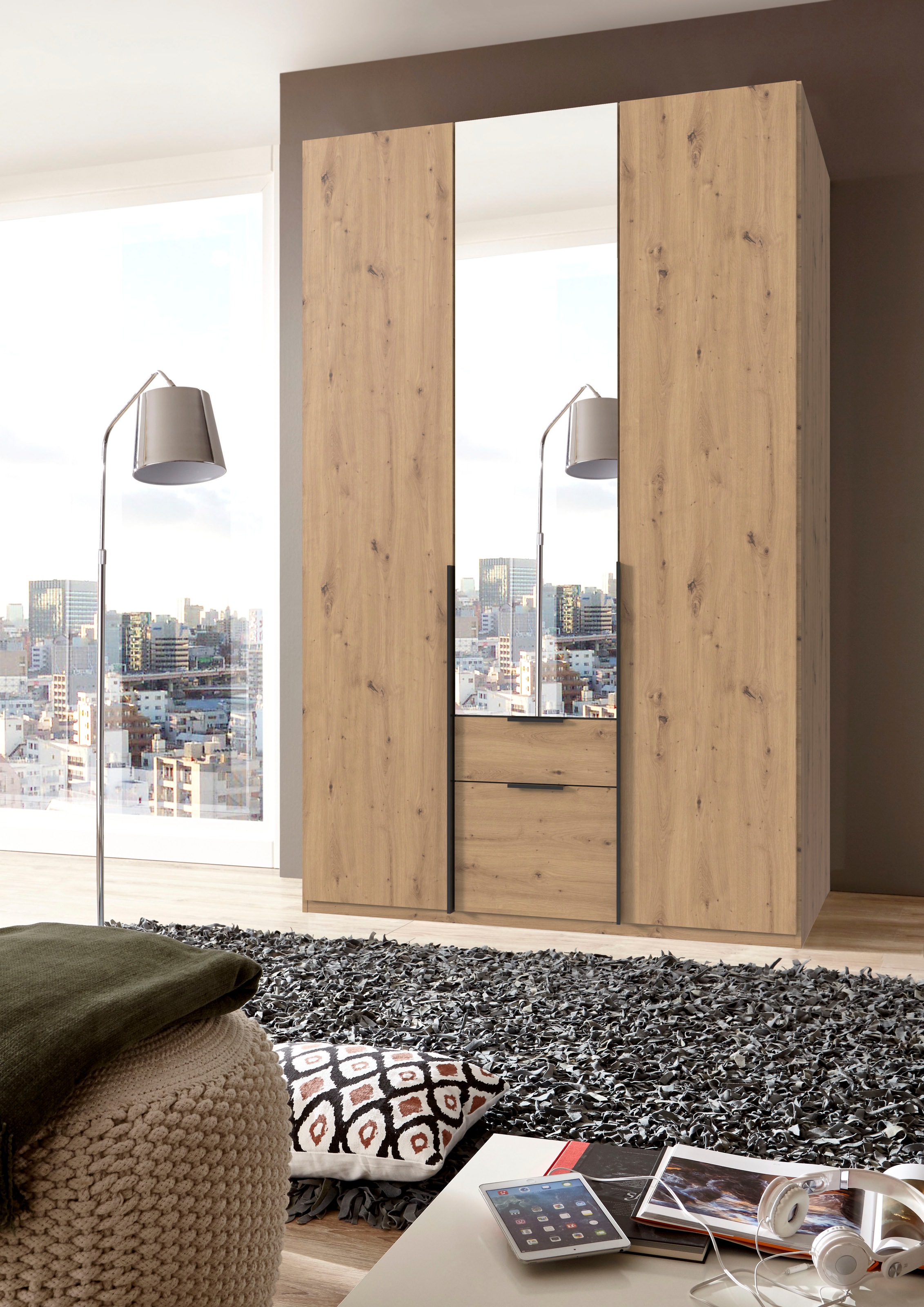 Wimex Drehtürenschrank "Mugano, 135 oder 180cm breit, 208 oder 236cm hoch, günstig online kaufen
