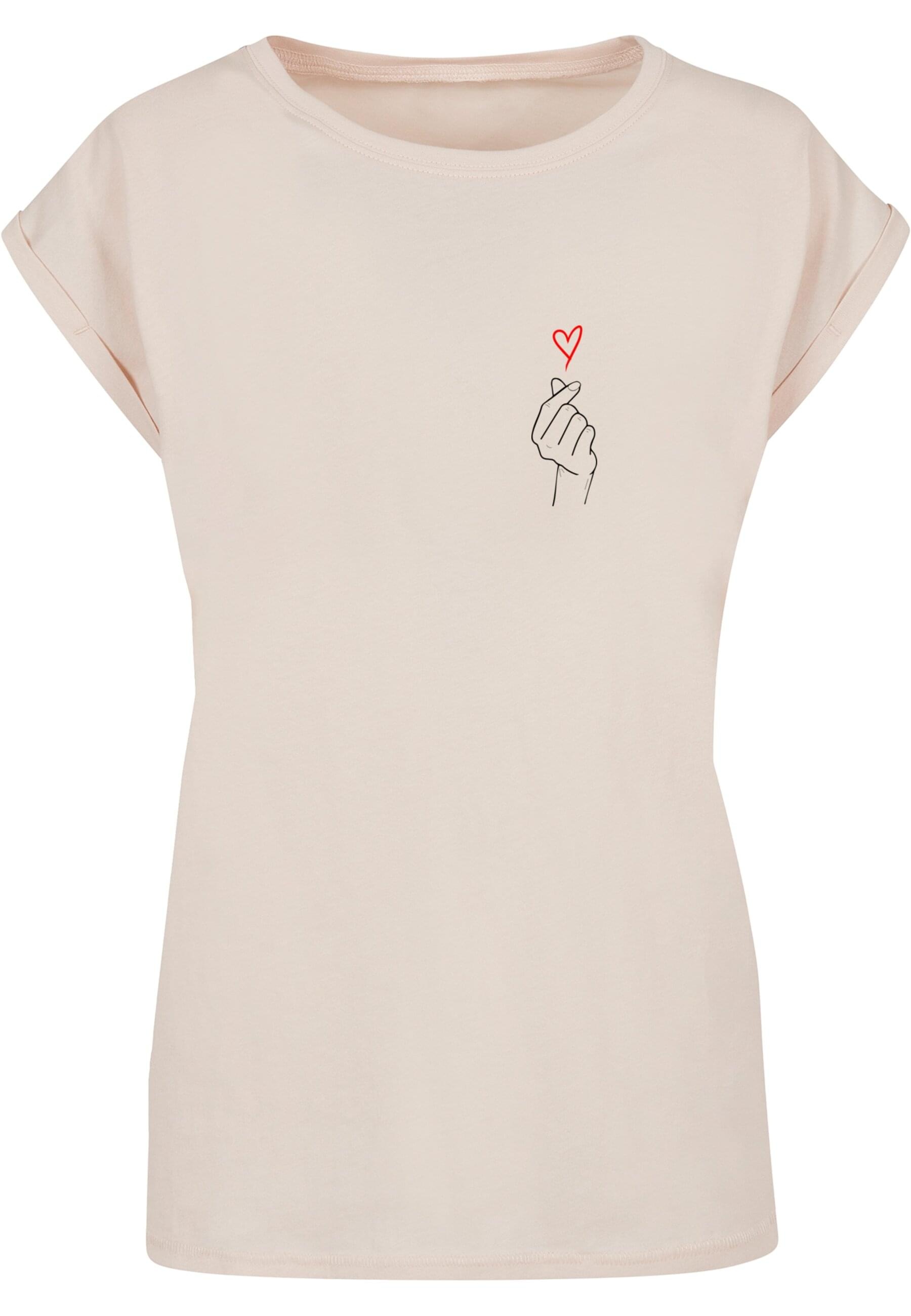 Merchcode T-Shirt »Merchcode Damen Ladies K Heart Extended Shoulder Tee«