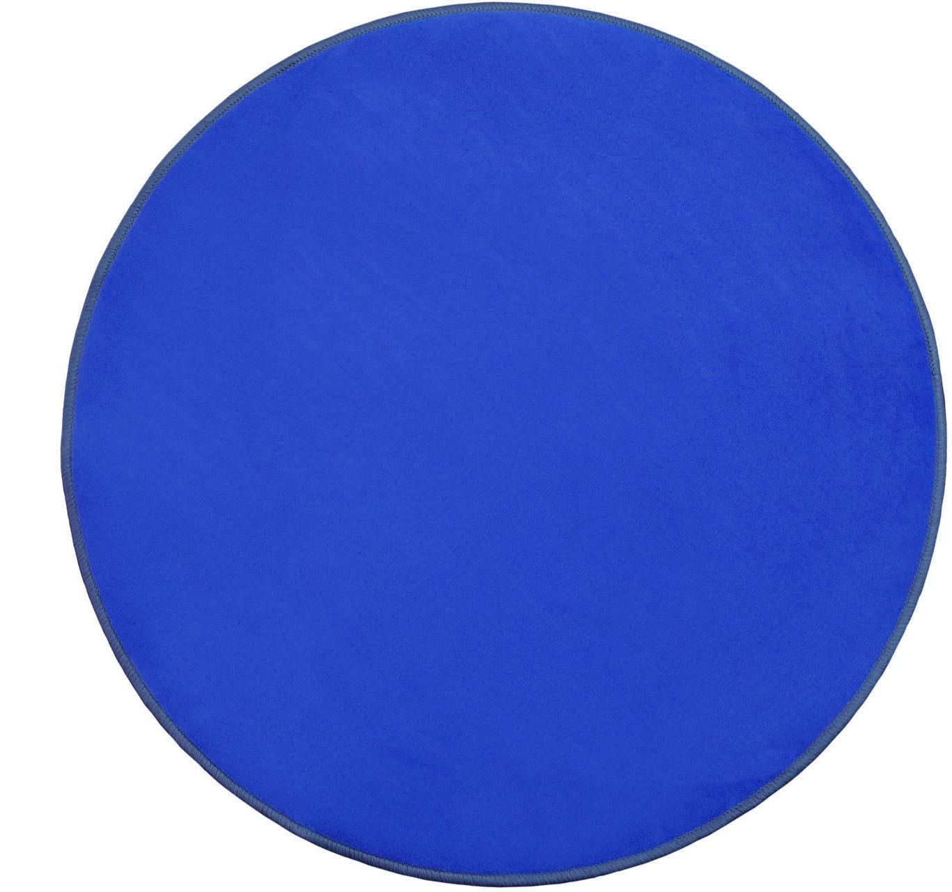 Kinderteppich, H:5mm Ø:133cm, blau, PRIMAFLOR-IDEEN IN TEXTIL, Polyamid, Teppiche, "SITZKREIS", Spielteppich ideal im Kinderzimmer