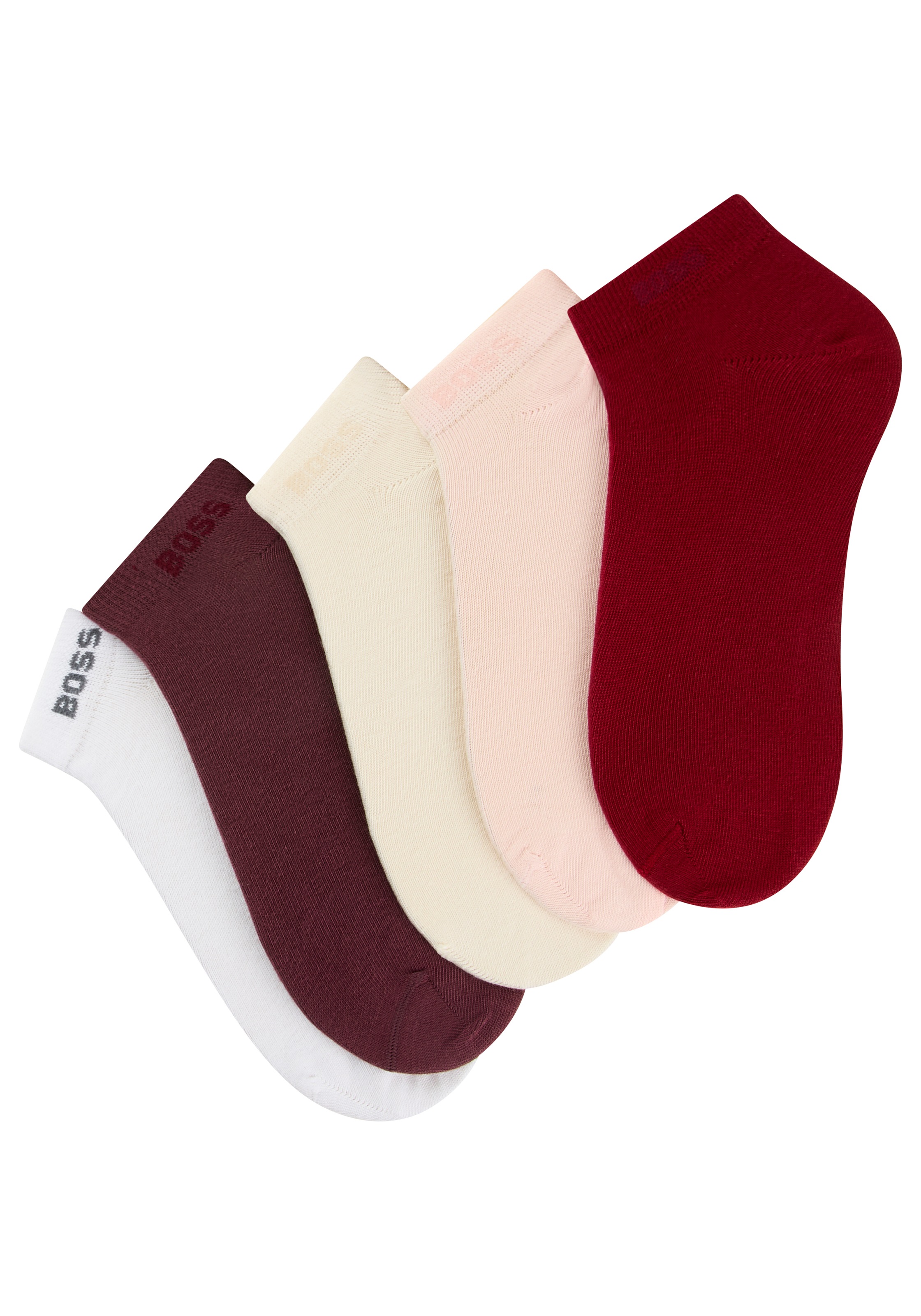 BOSS Sneakersocken "5P AS Logo CC W", (Packung, 5 Paar, 5er), mit BOSS-Logo günstig online kaufen