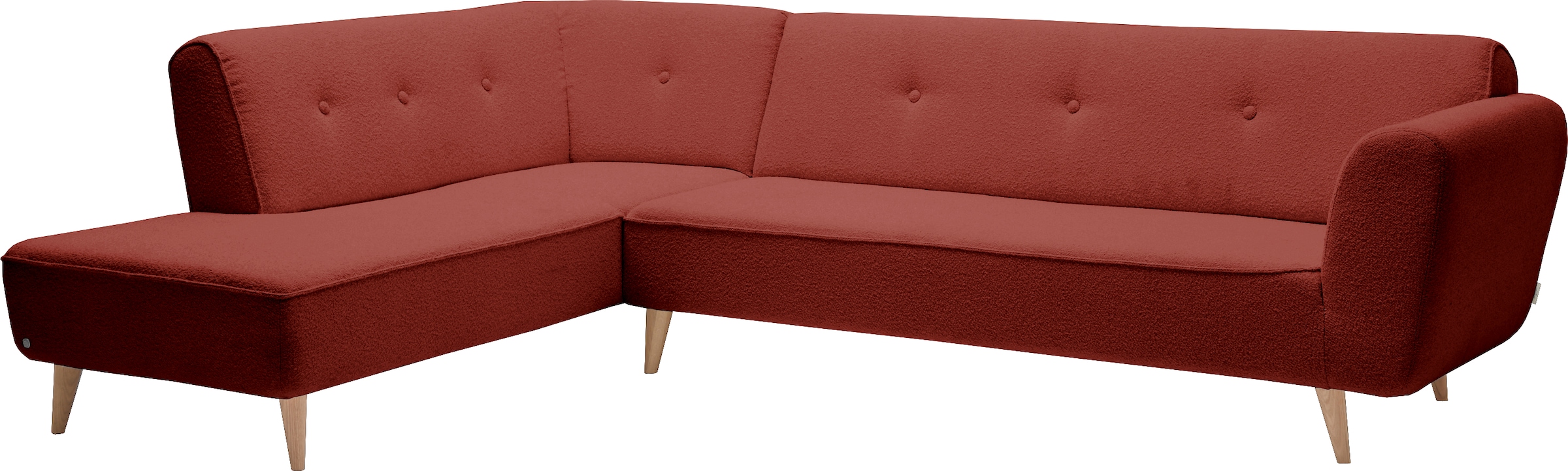 TOM TAILOR HOME Ecksofa »New Wave Chic«, Breite 261 cm, Tiefe 181 cm