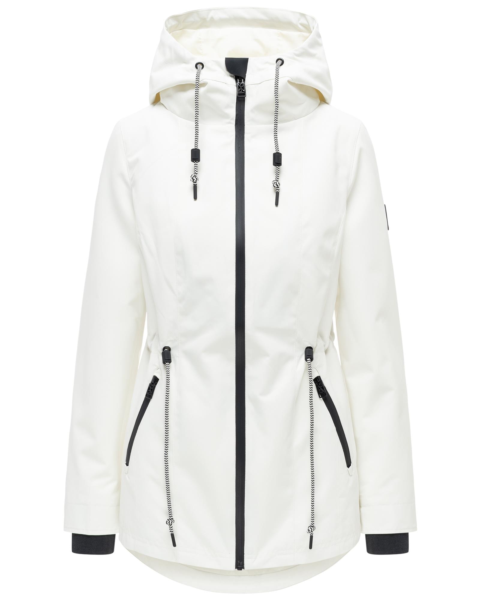 Navahoo Outdoorjacke "Blumentanz 14" mit Kapuze Übergangsjacke mit wasserdichtem Verschluss