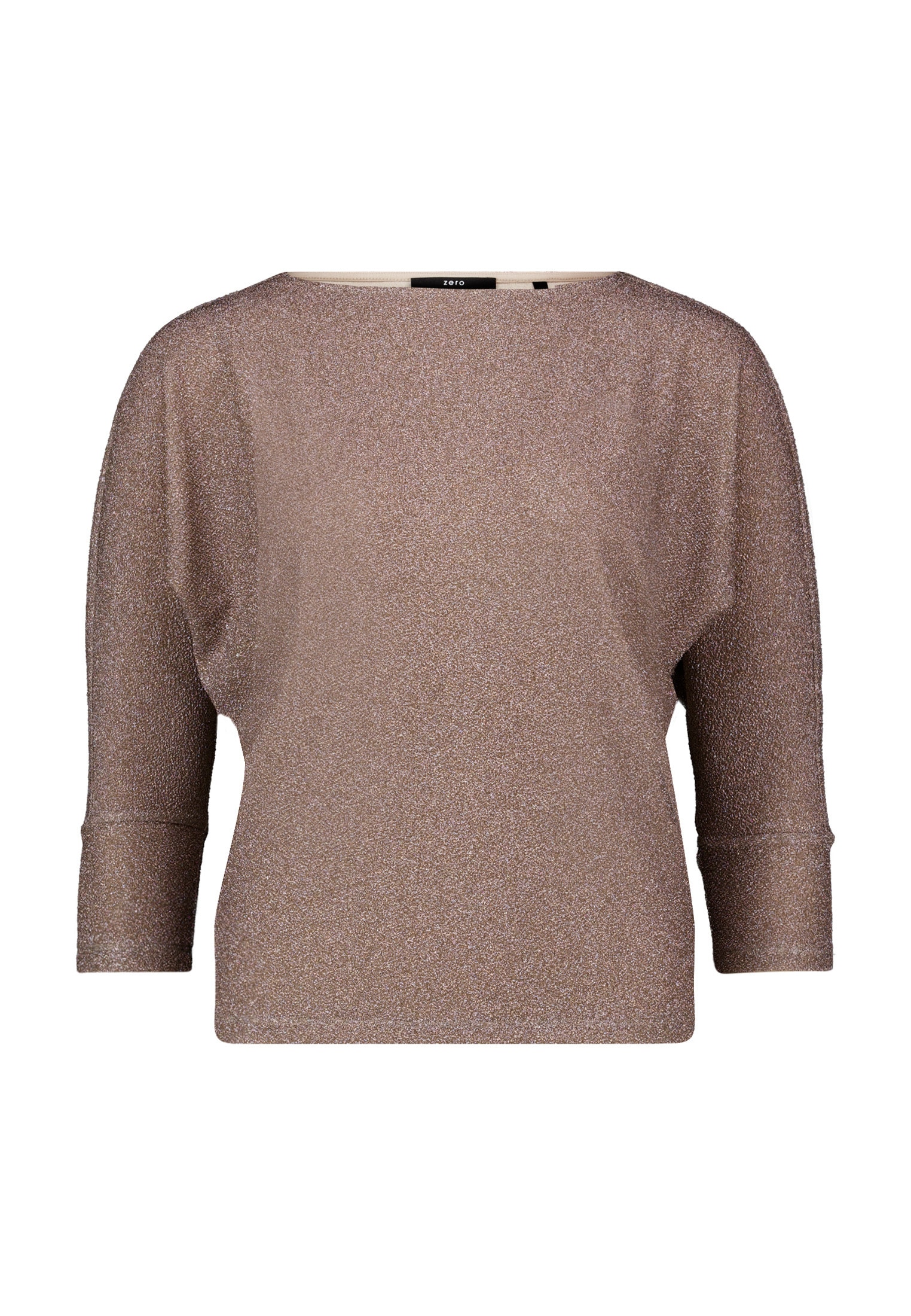 Zero Kurzarmshirt »Damen im Glitzer-Look« 1 Stk. Glitzer