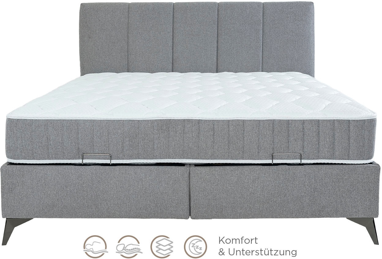 Home affaire Boxbett »Sorelle inkl. Bettkasten und Topper« erhältlich in den Breiten 160, 180 & 200 cm