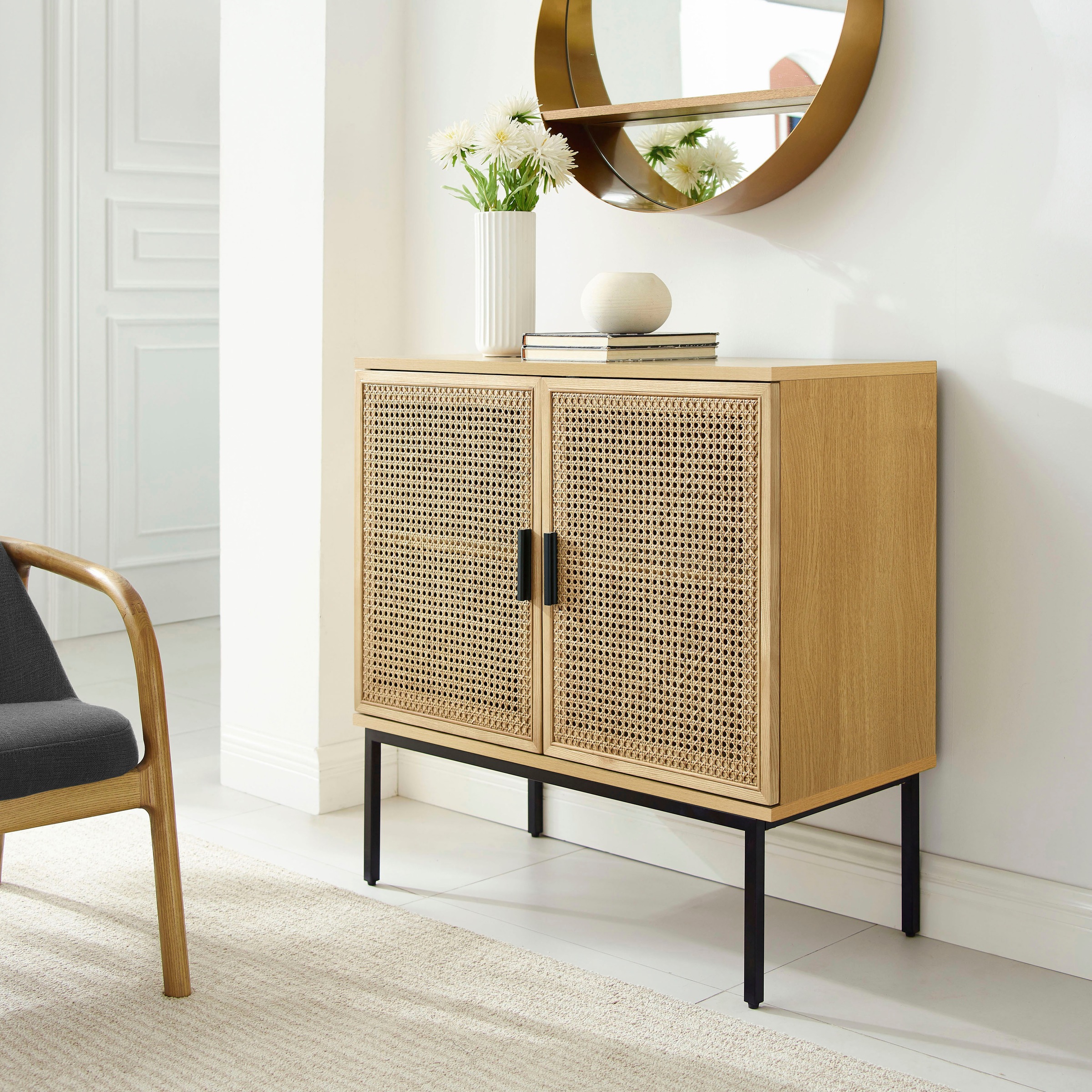 INOSIGN Sideboard "Feines" FSC-Holz, Melamin, MDF, Metall & ABS mit Soft-Cl günstig online kaufen