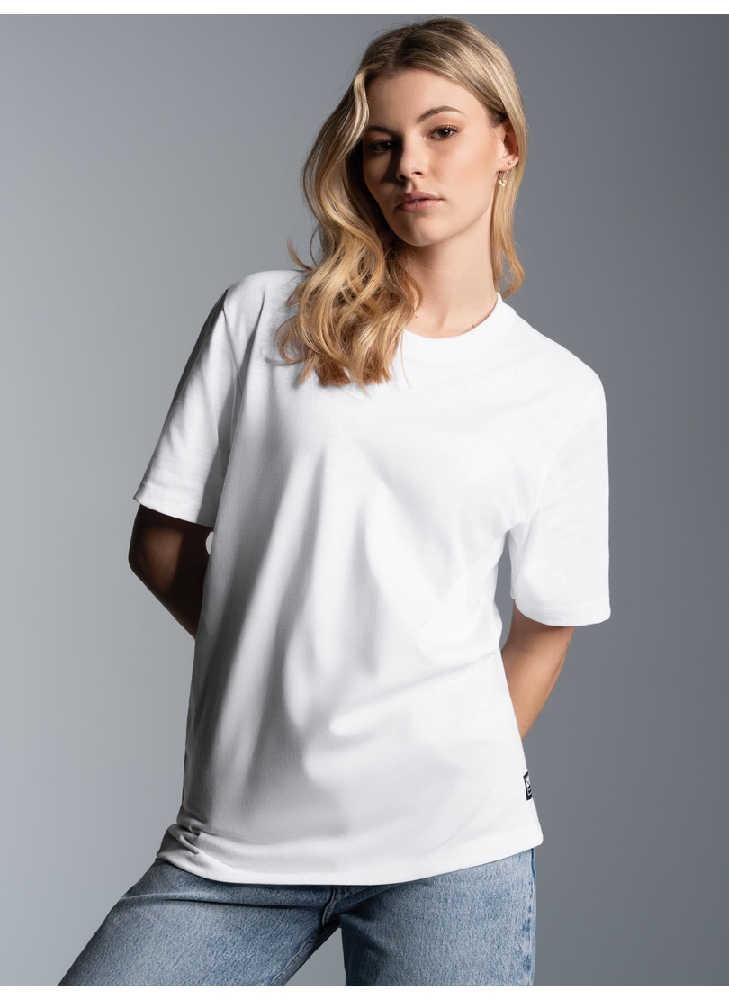 Trigema "TRIGEMA Heavy T-Shirt aus 100% recycelter Baumwolle" 1 Stk.