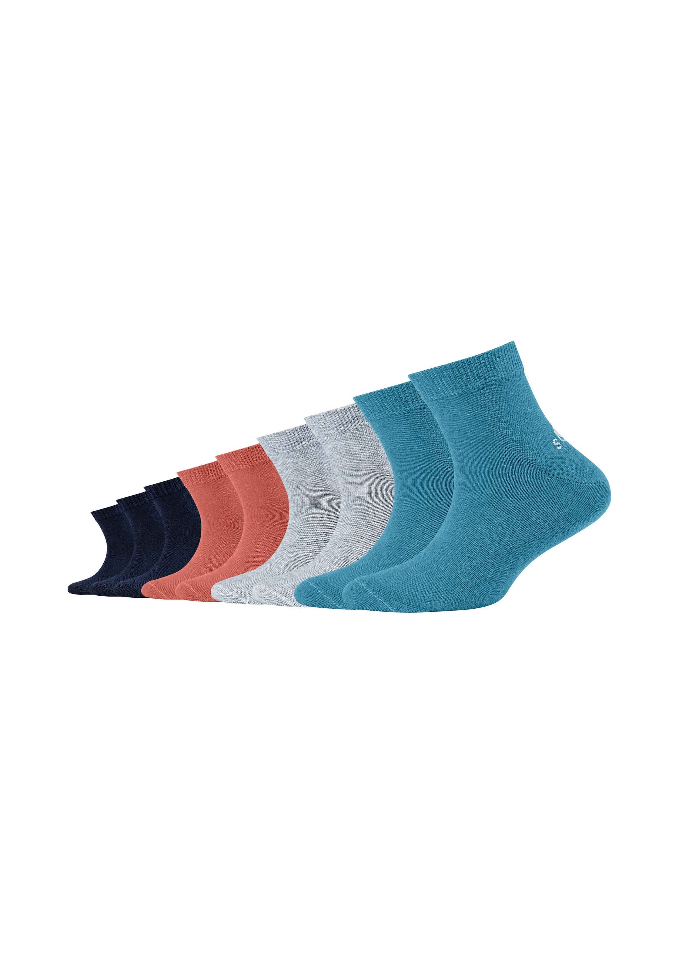 s.Oliver Kurzsocken, (9er Pack), mit vielseitigen Farben