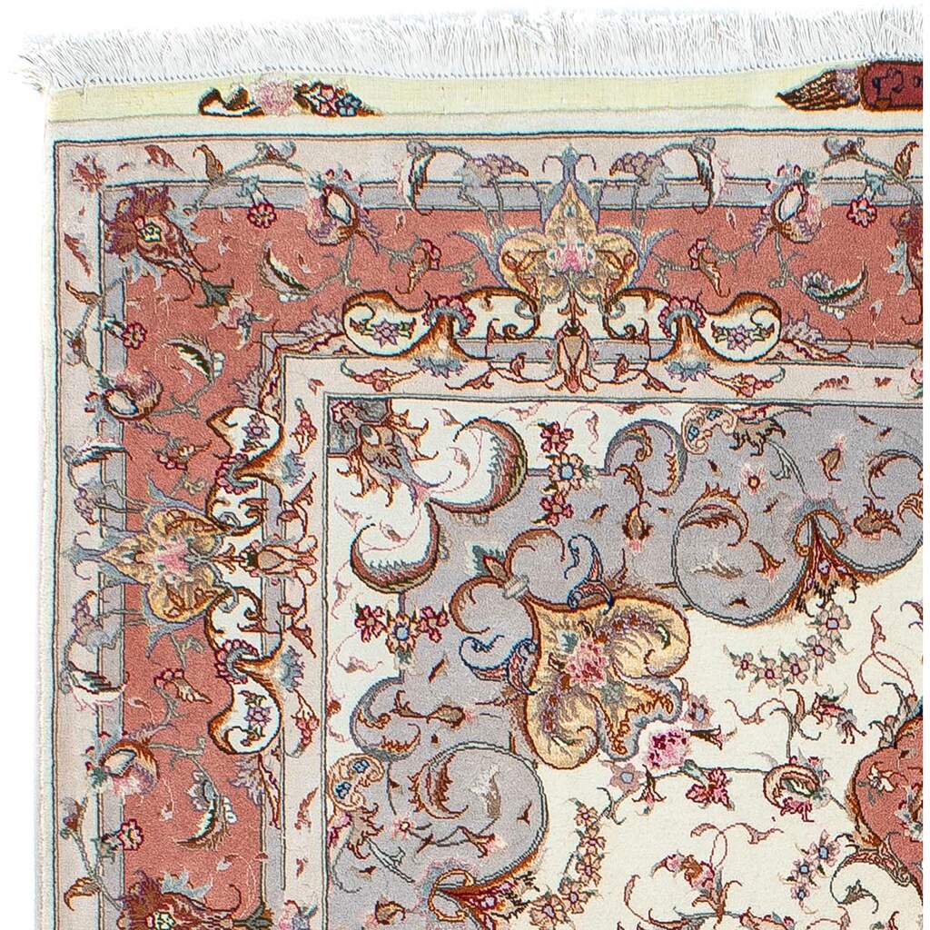 morgenland Orientteppich »Perser - Täbriz - Royal - 196 x 153 cm - beige«, rechteckig