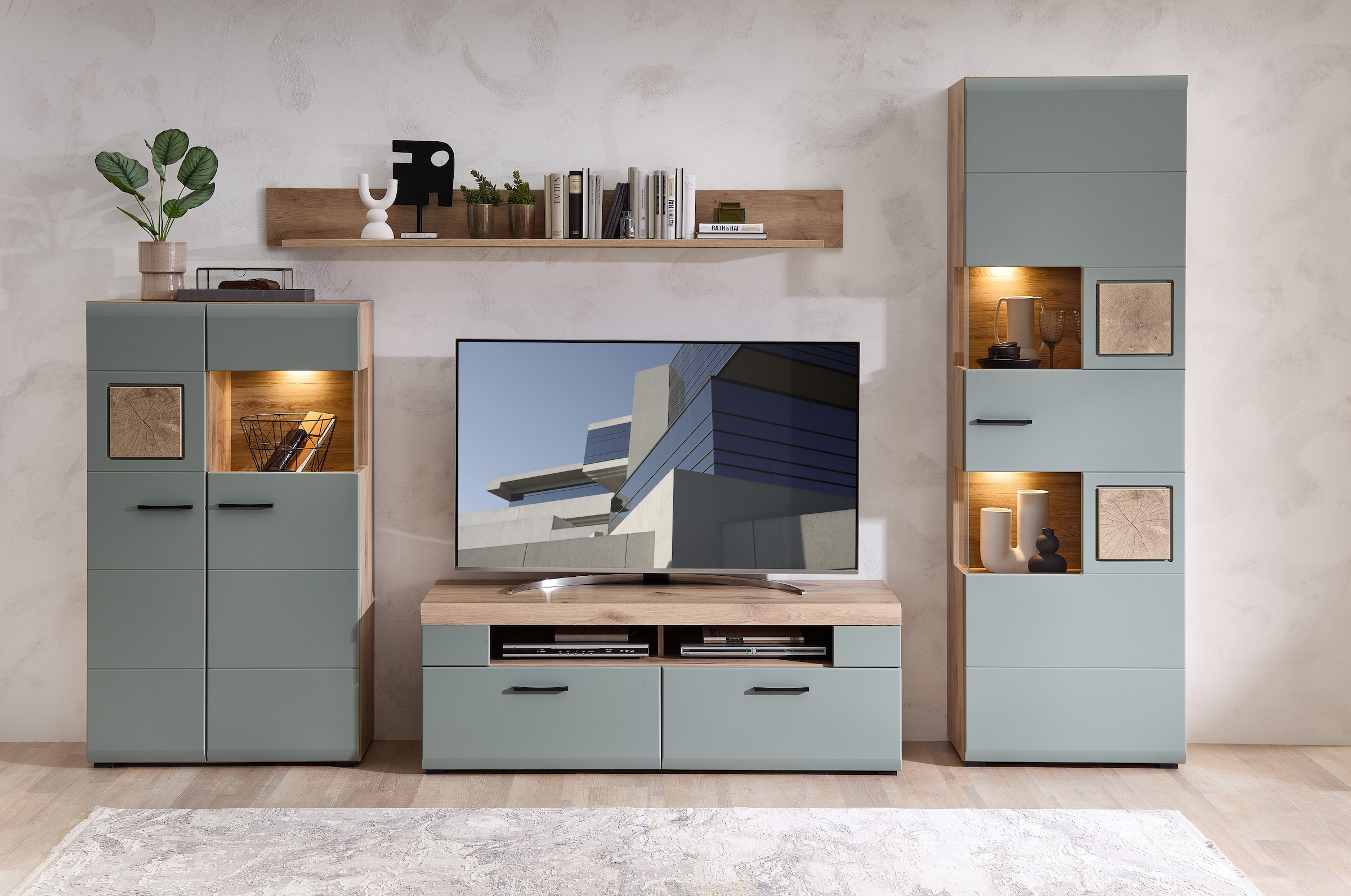 Innostyle Wohnwand "FUN PLUS II" 4 Stk. tlg. günstig online kaufen