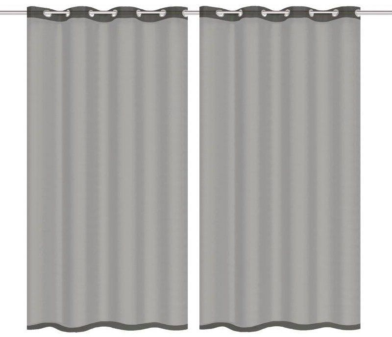Home Basics Vorhang "DOLLY" Ösen 2 Stk. tlg. 2er Pack Ösenschal DOLLY günstig online kaufen