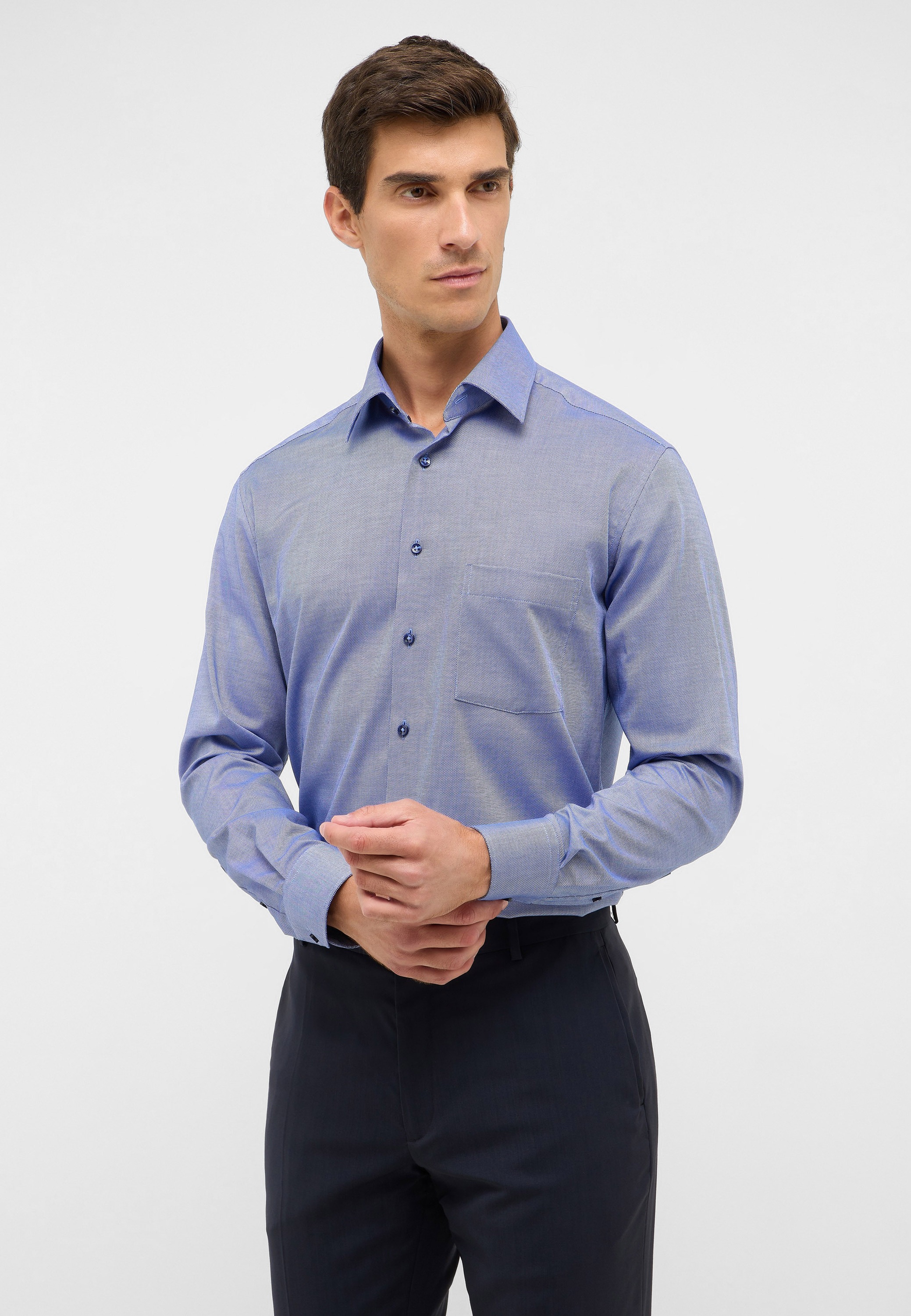 Eterna Langarmhemd "MODERN FIT", NON IRON (bügelfrei) günstig online kaufen