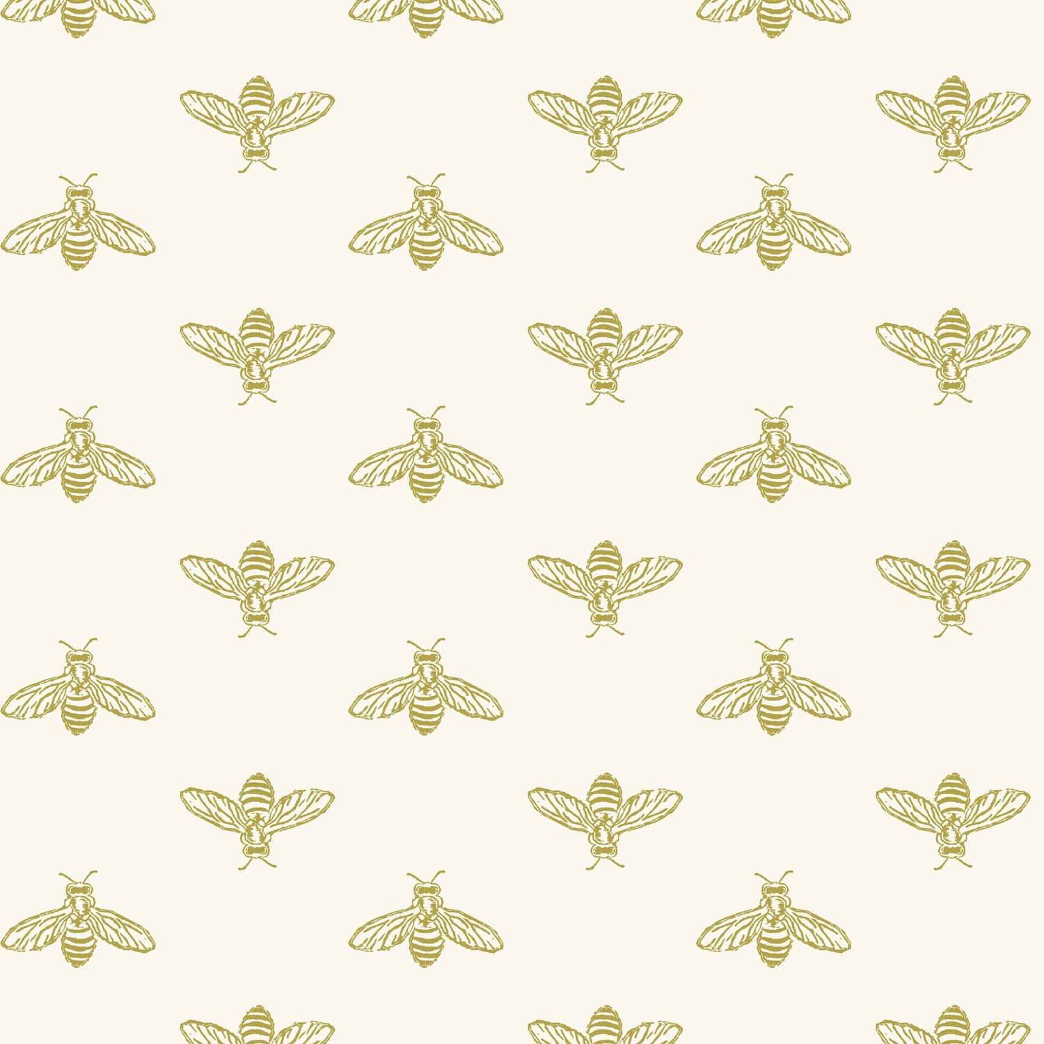 Joules Vliestapete "Block Print Bee" glatt animal print