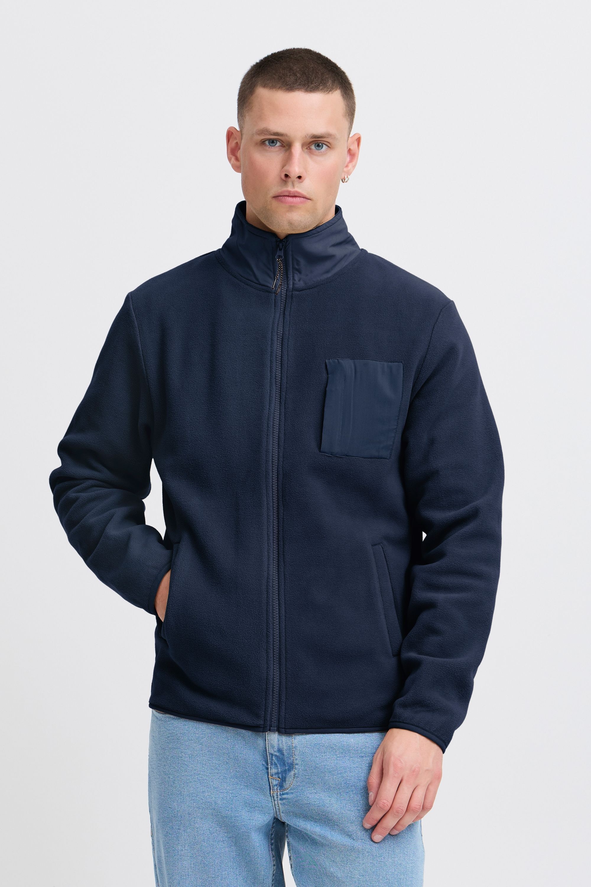 Blend Fellimitatjacke »Fellimitatjacke BHBROOKS Sweatshirt zipp thru«